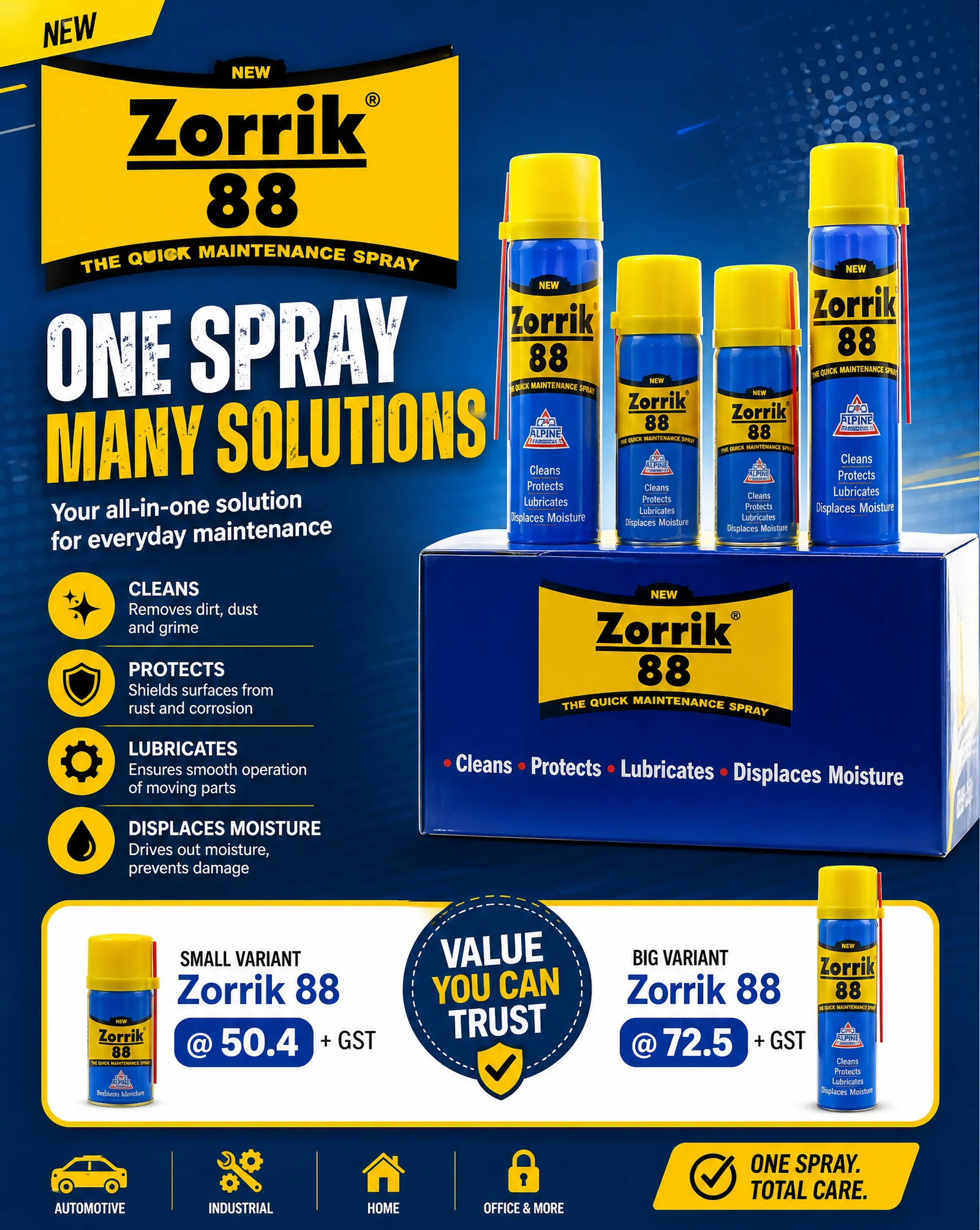 I want to design a flyer for this Zorrik Product, also I ...