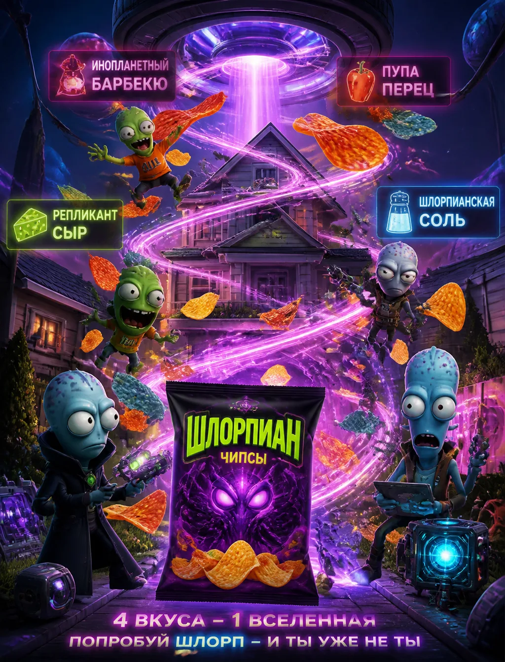 Solar Opposites — бренд «ШЛОРПИАН»Премиальный вертикальны...