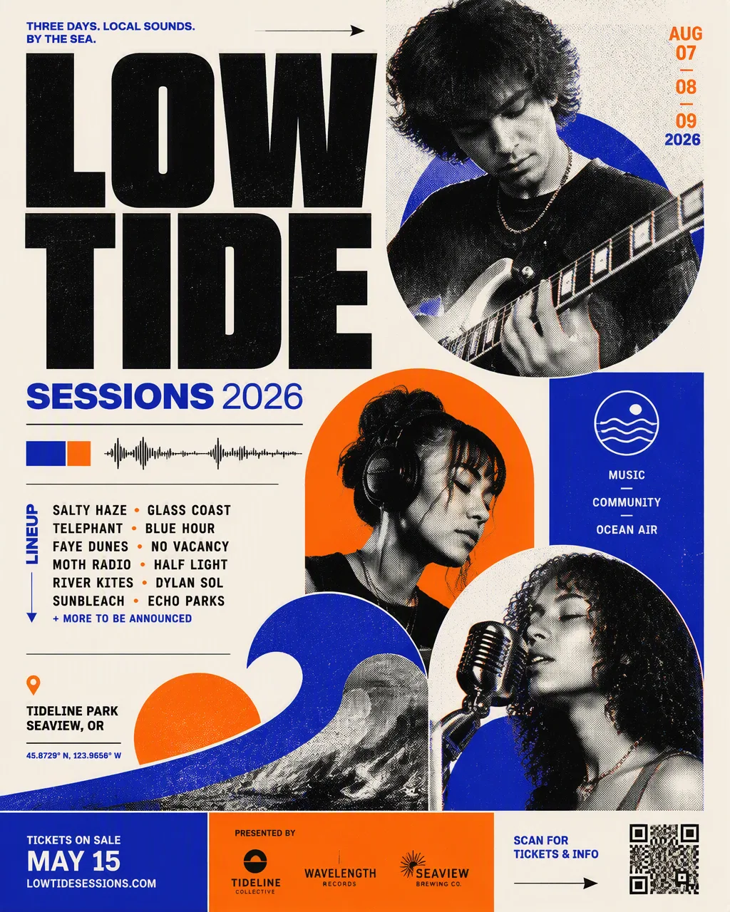 Афиша фестиваля LOW TIDE SESSIONS