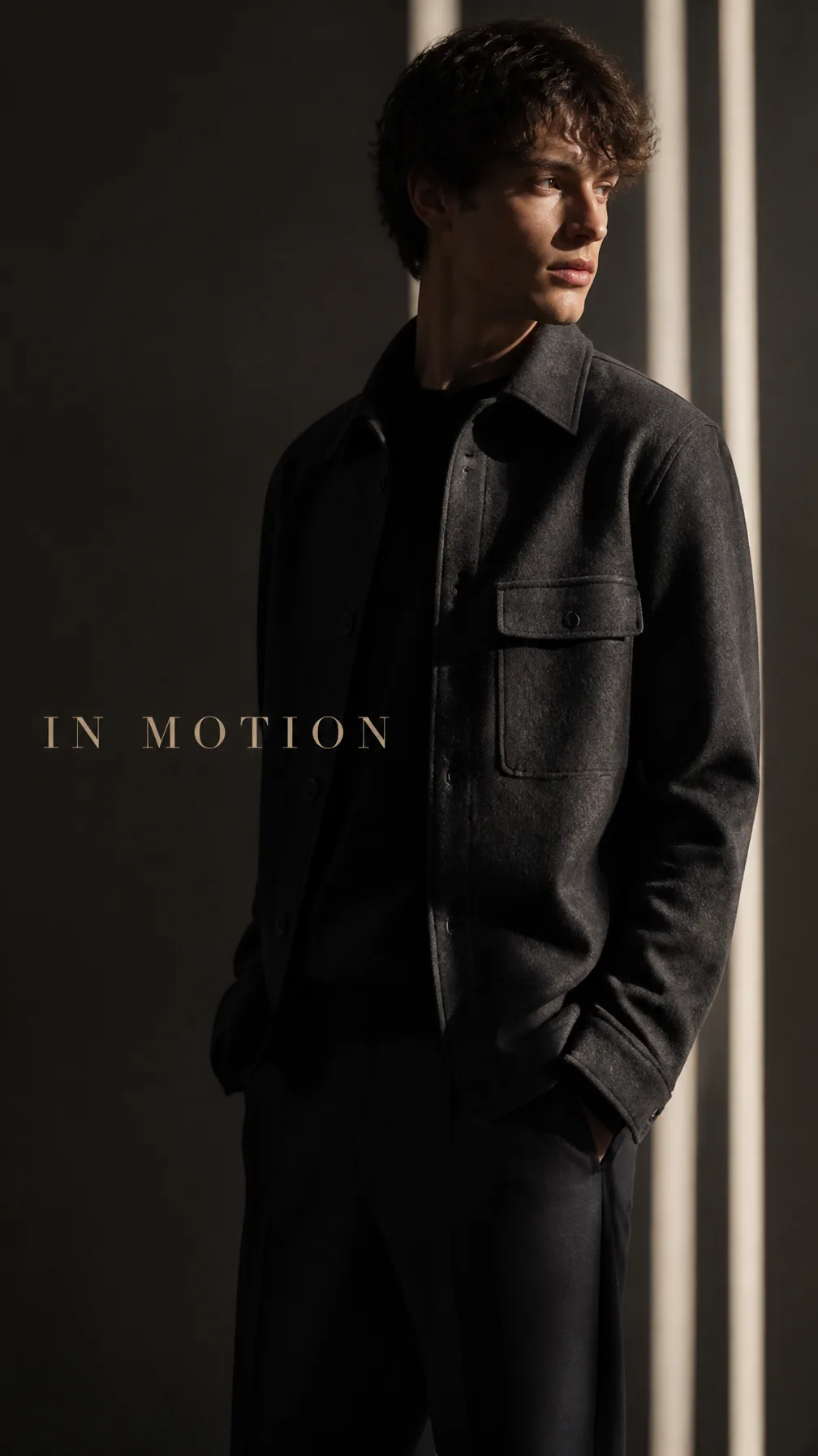 Luxury fashion editorial.
