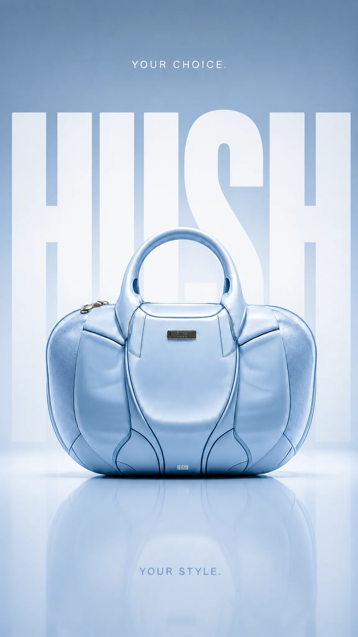 Ultra-luxury fashion advertising poster, vertical 9:16 co...