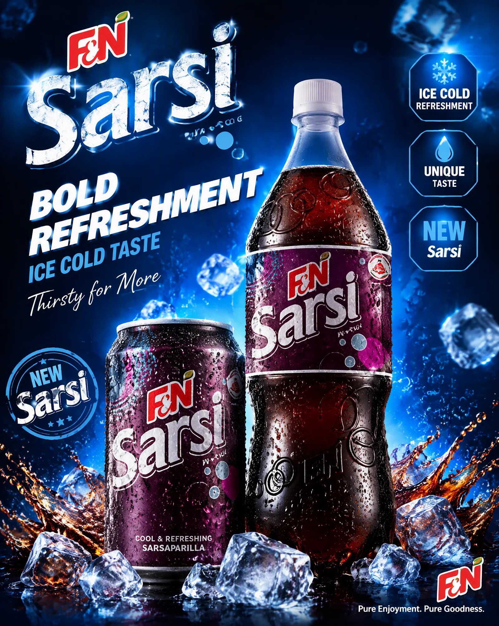 Постер напитка Sarsi