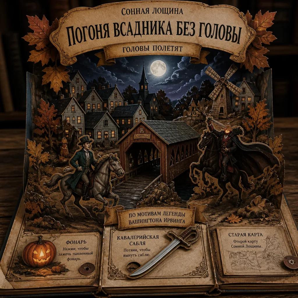 Сонная Лощина: 3D-открытка