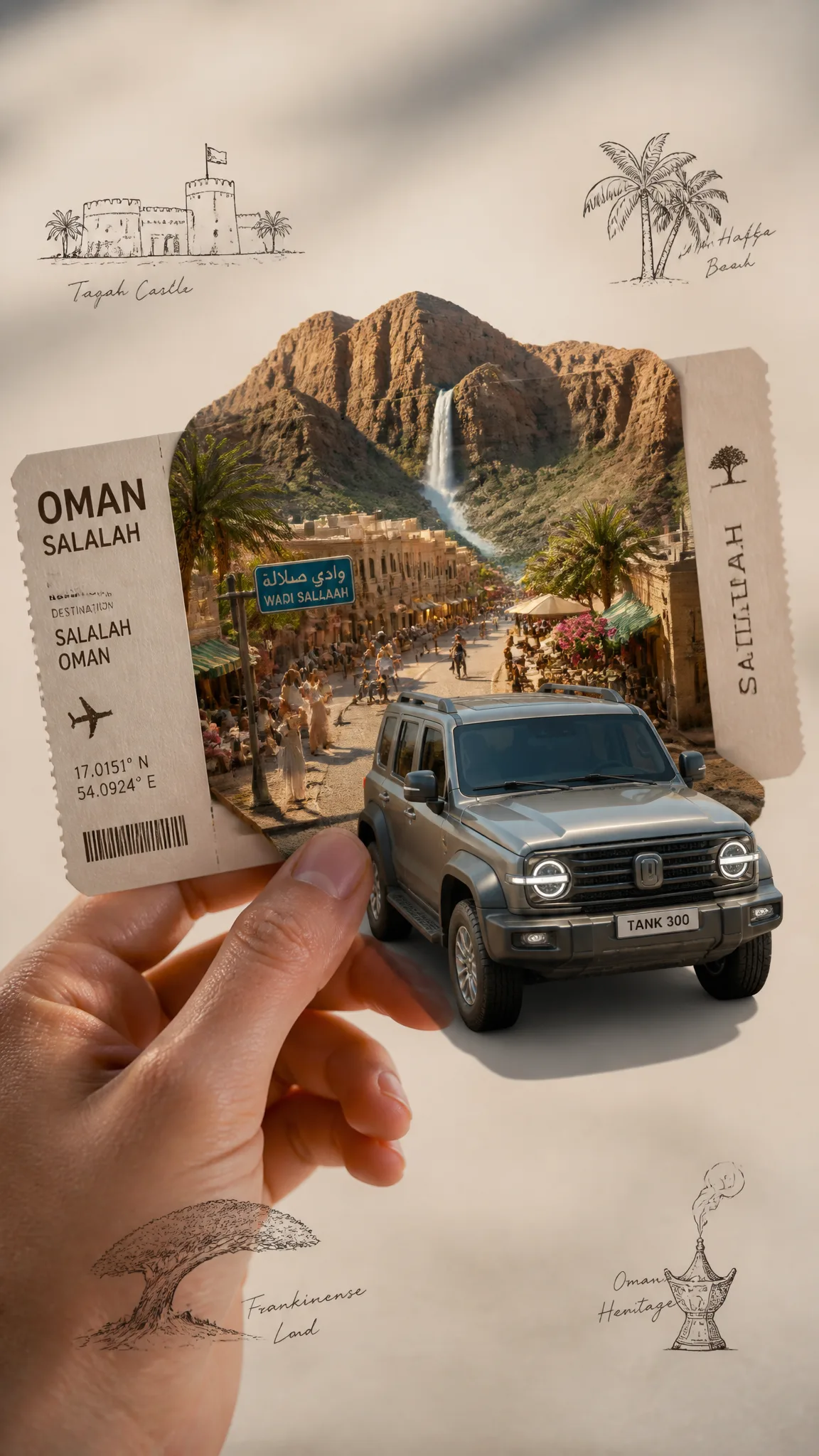 Create an ultra-photorealistic luxury travel-art masterpi...