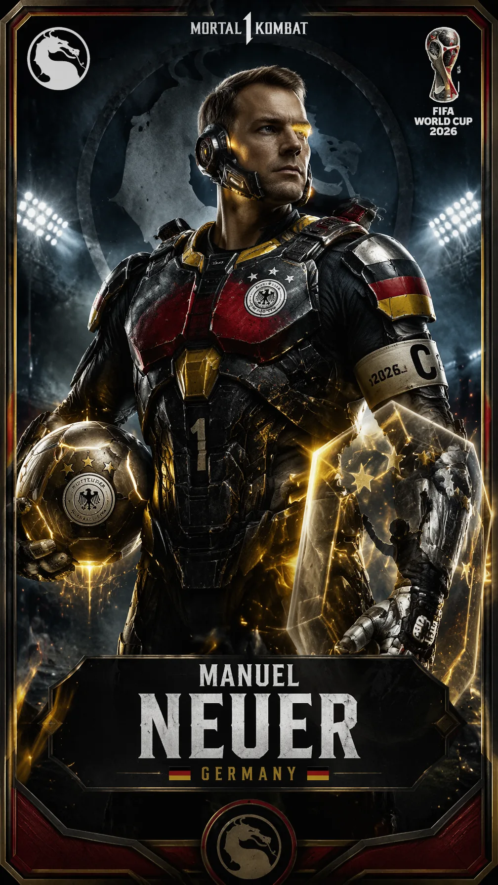 Germany — Manuel Neuer — Mortal Kombat meets Halo “9:16 c...