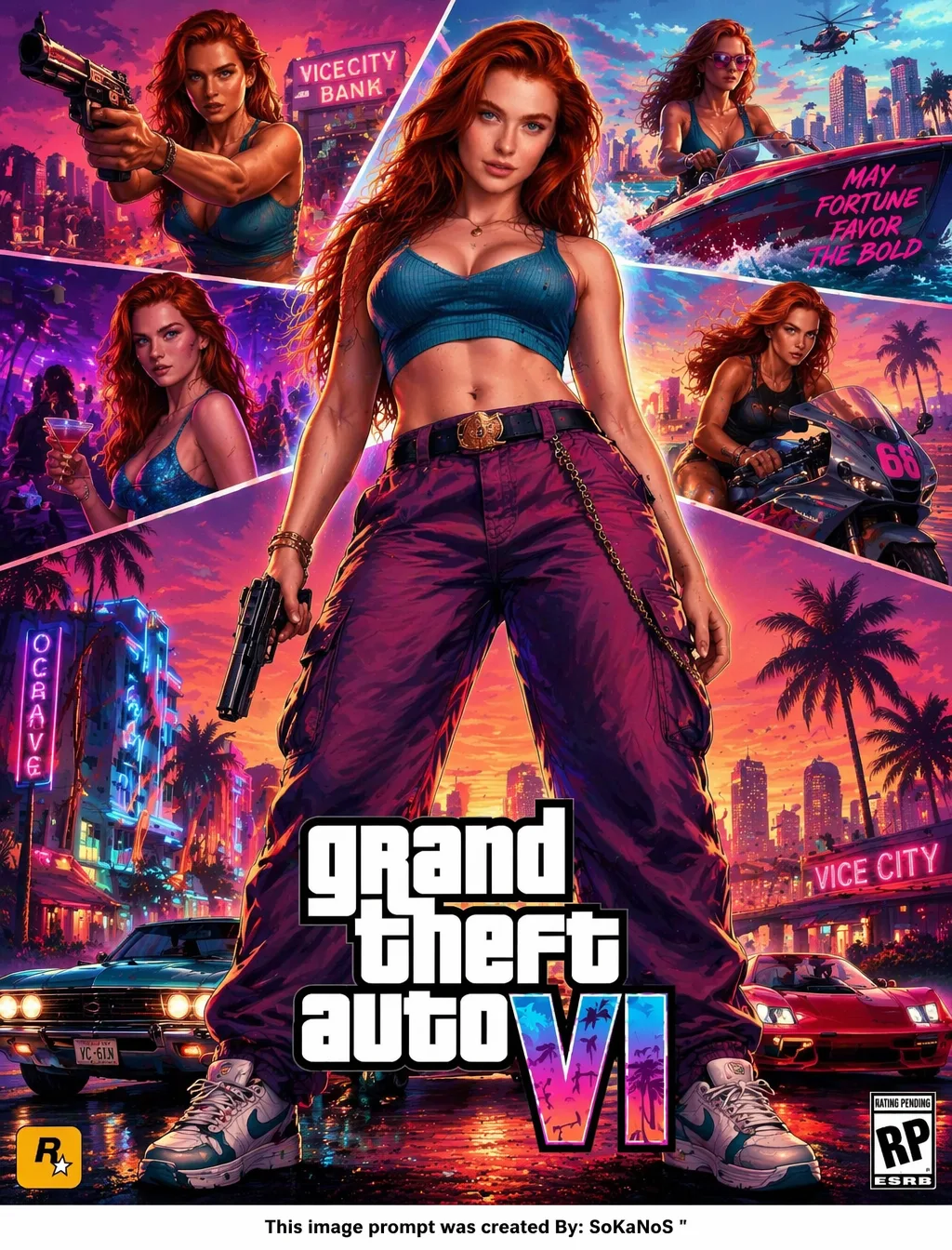Convert this image into a 3:4 official GTA VI-style game ...