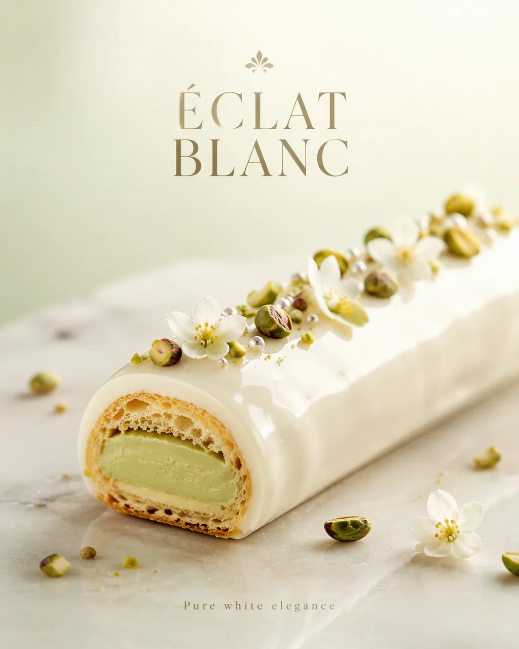 Постер десерта ÉCLAT BLANC
