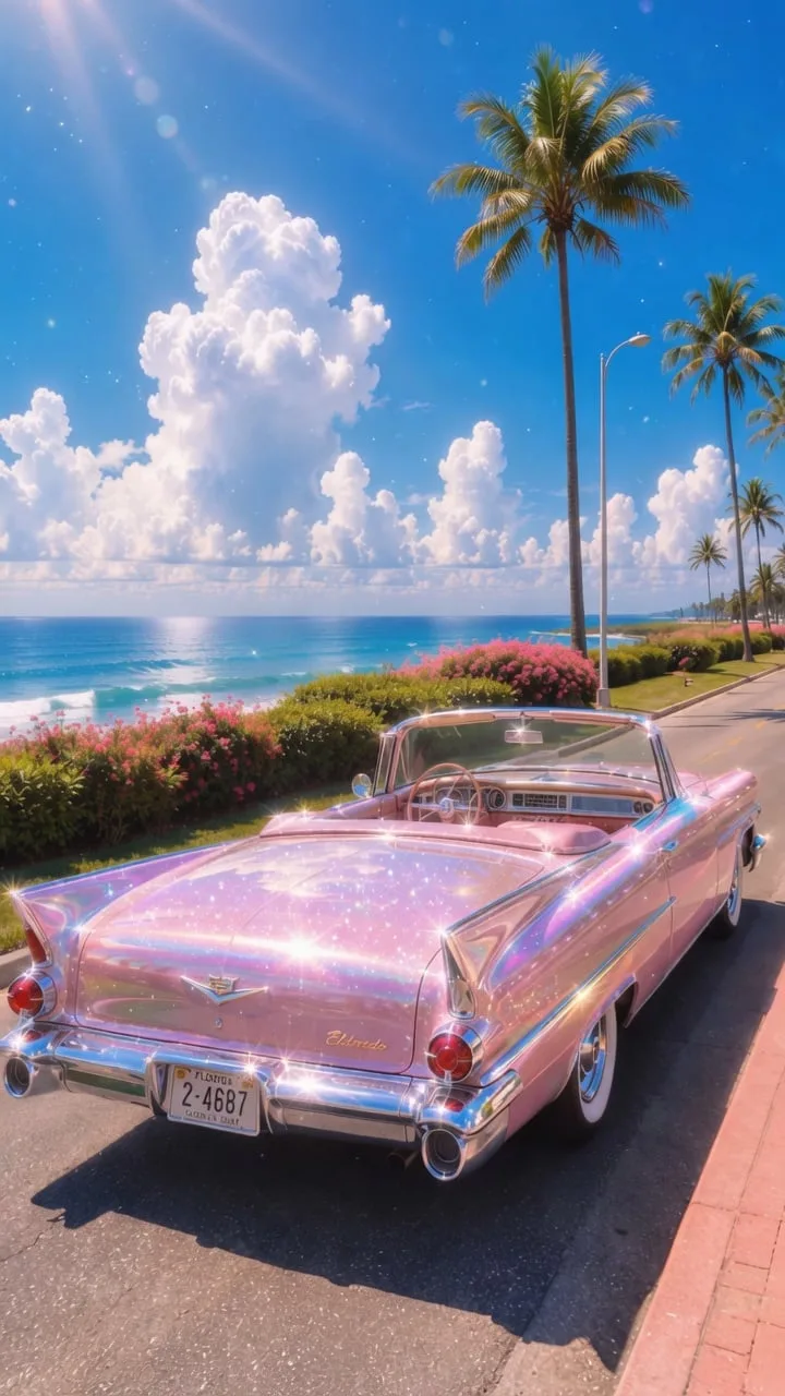 An ultra-photorealistic dreamcore paradise, a stunning pa...