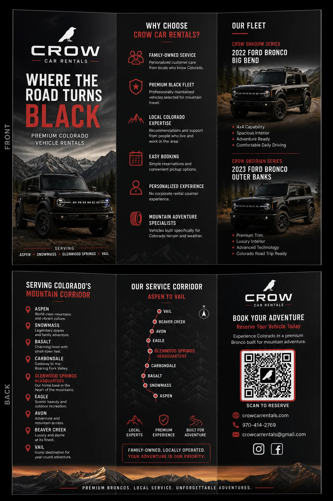 Design a Premium Print-Ready Tri-Fold Brochure for Crow C...