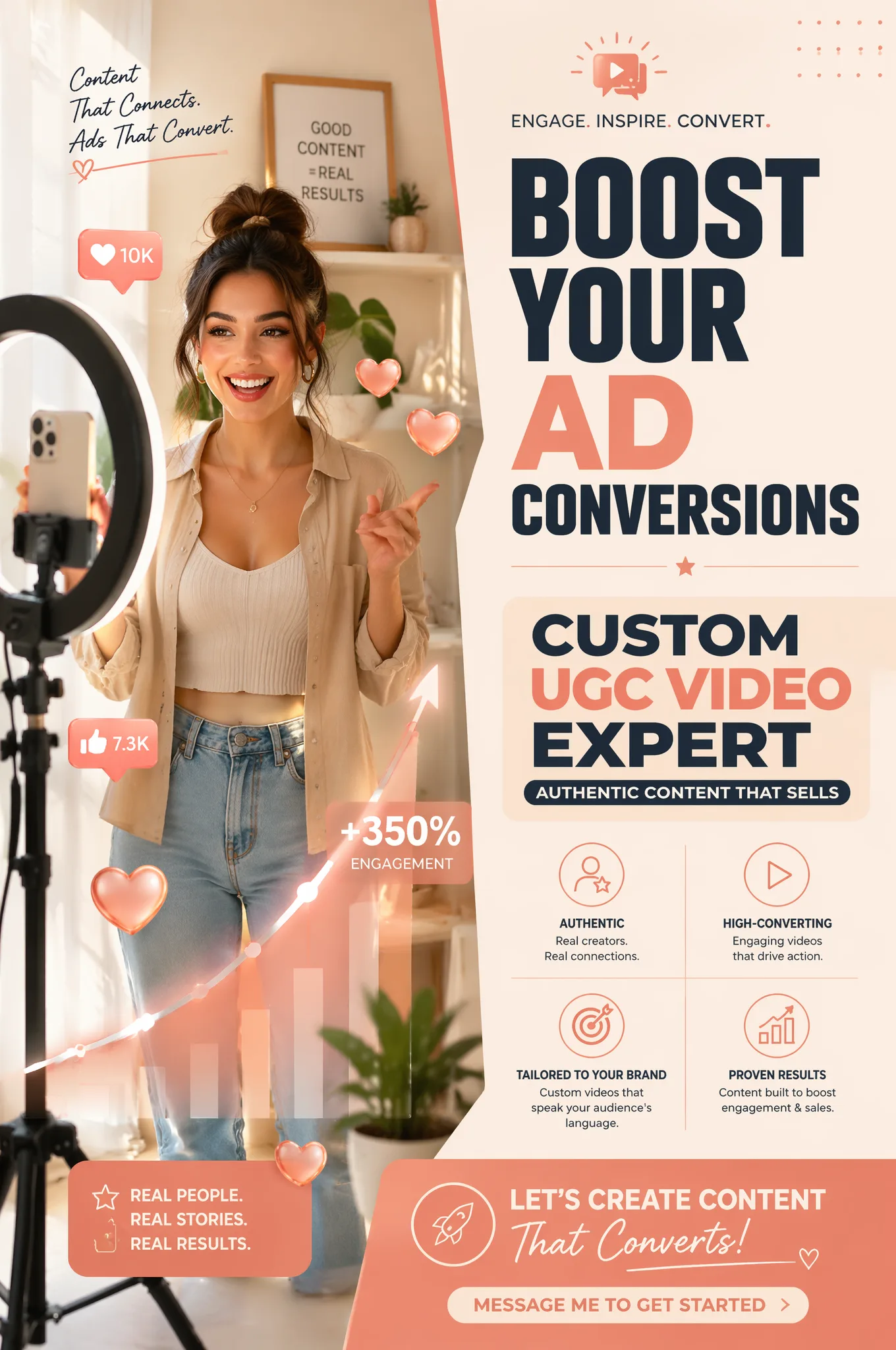A vibrant, cinematic media marketing advertisement banner...