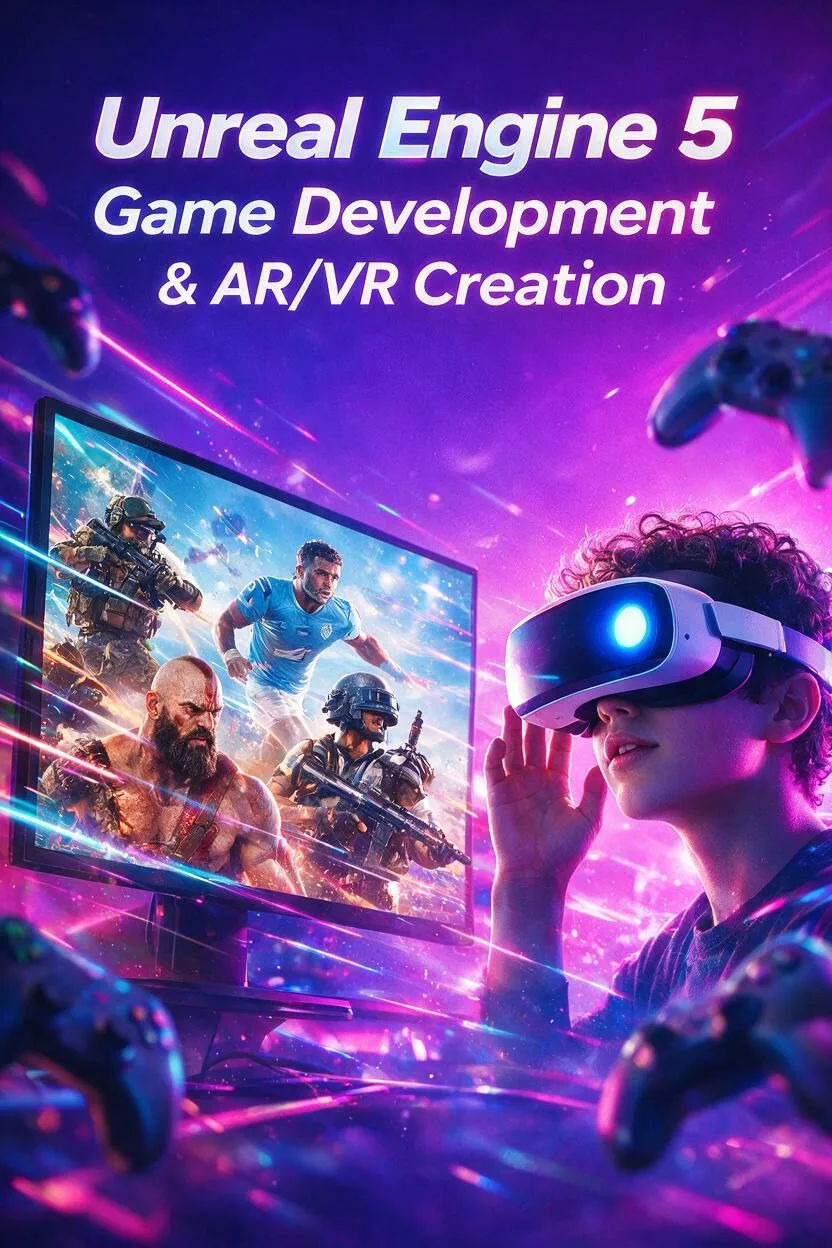 Aspect Ratio: 2:3Create a high-energy gaming hub promotio...