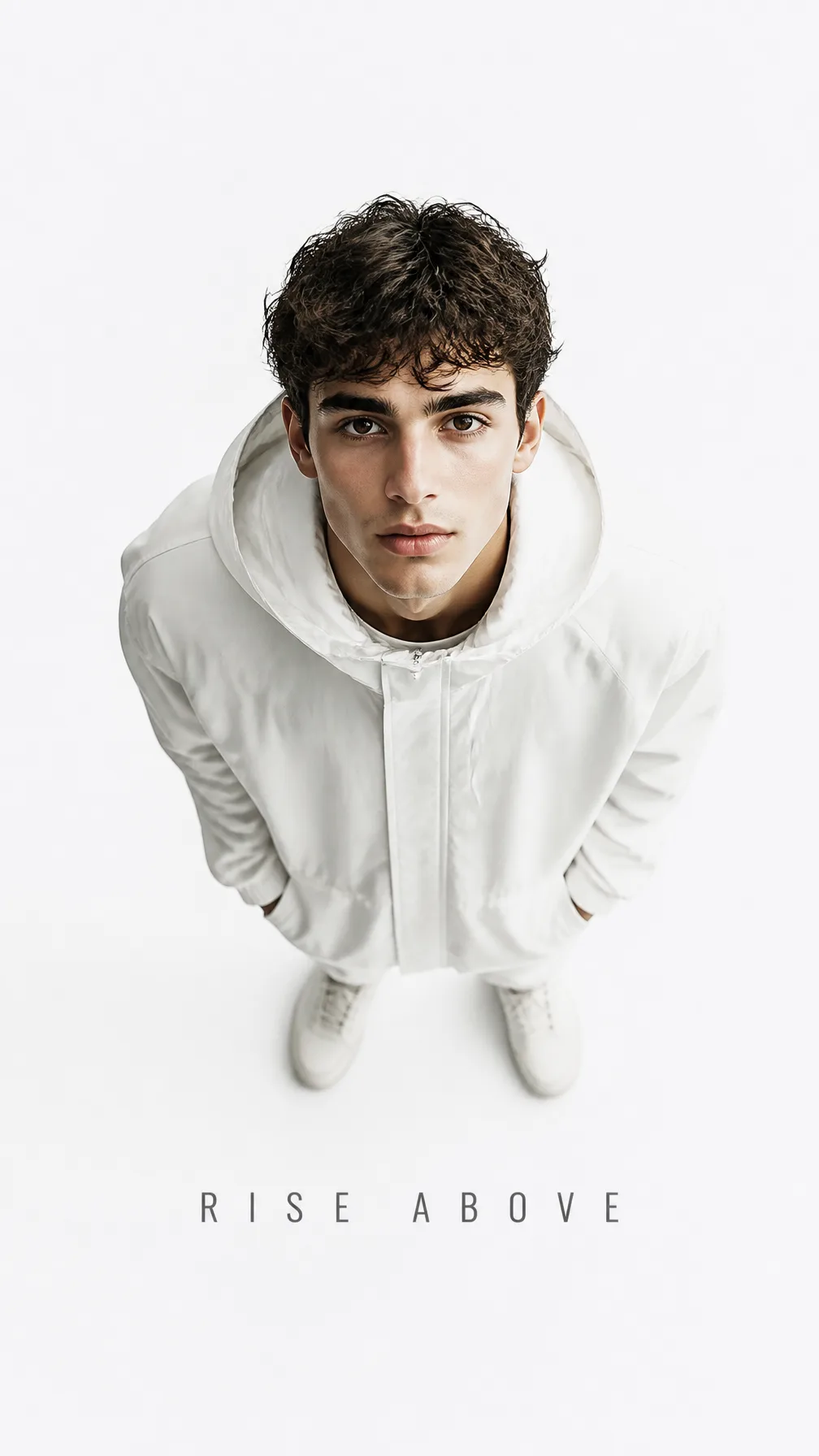 Luxury editorial portrait.