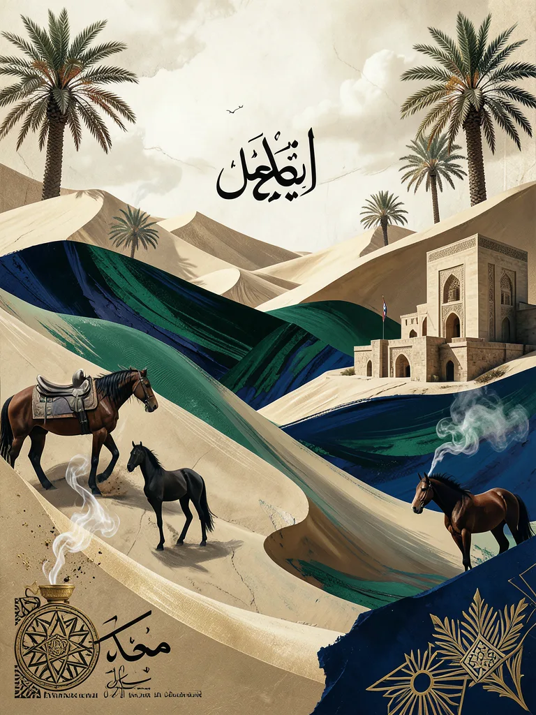algeria abstract illustration, contemporary algeria art, ...
