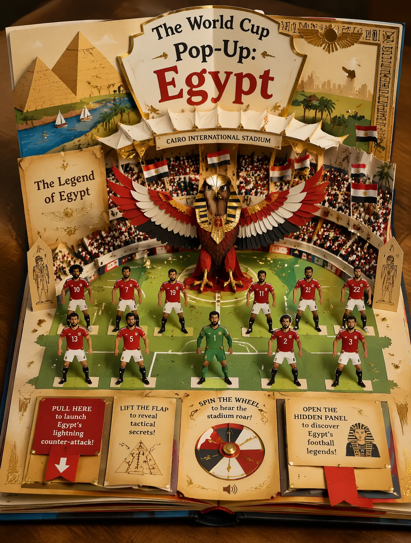 void main() { string team = "Egypt National Football T...