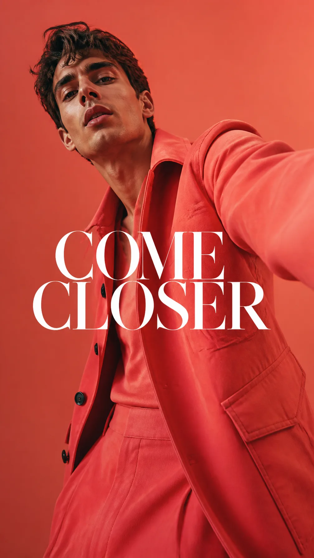 Luxury fashion editorial.