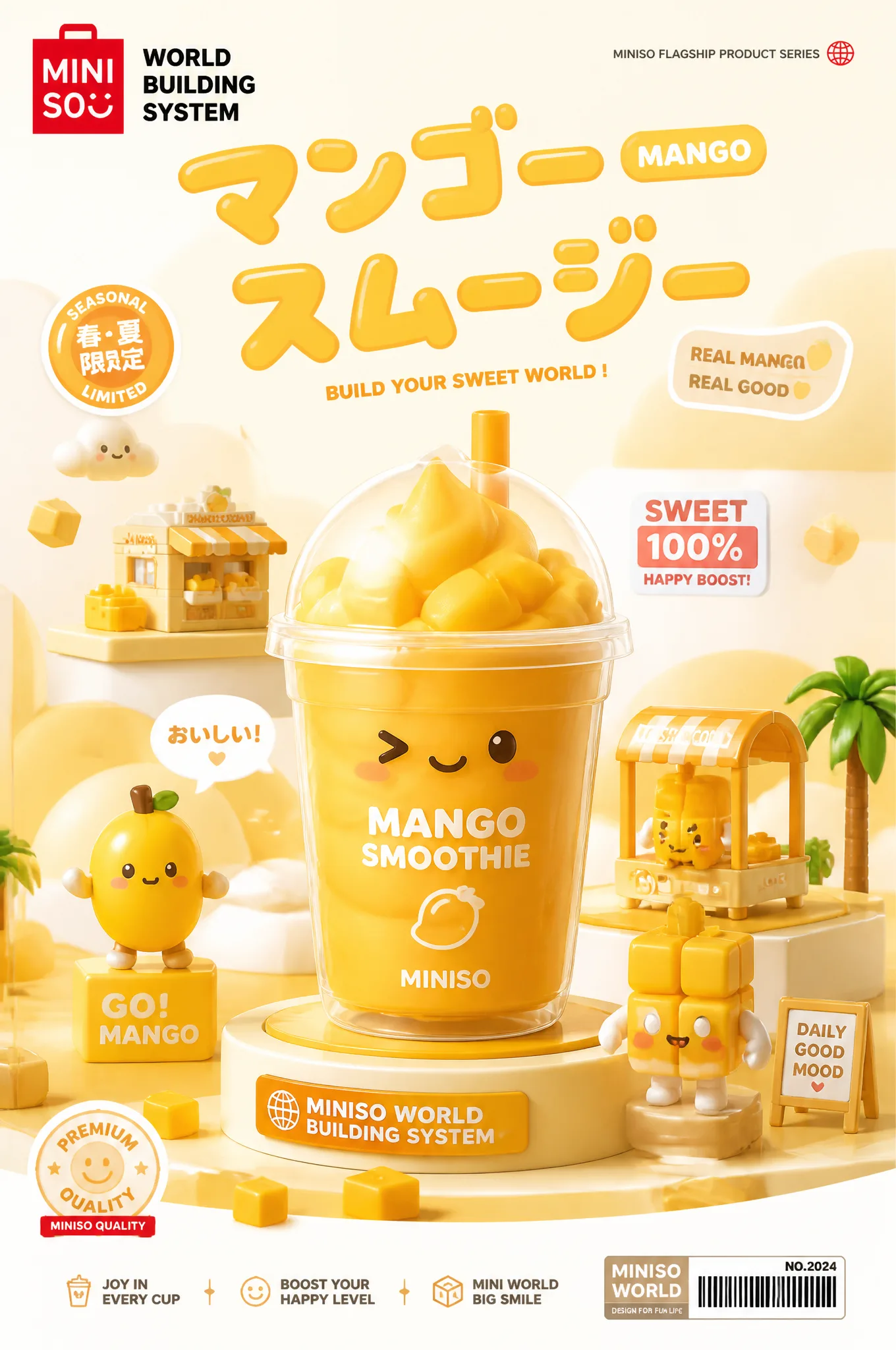[Mango Smoothie] × MINISO WORLD BUILDING SYSTEMCenter:the hero prod...