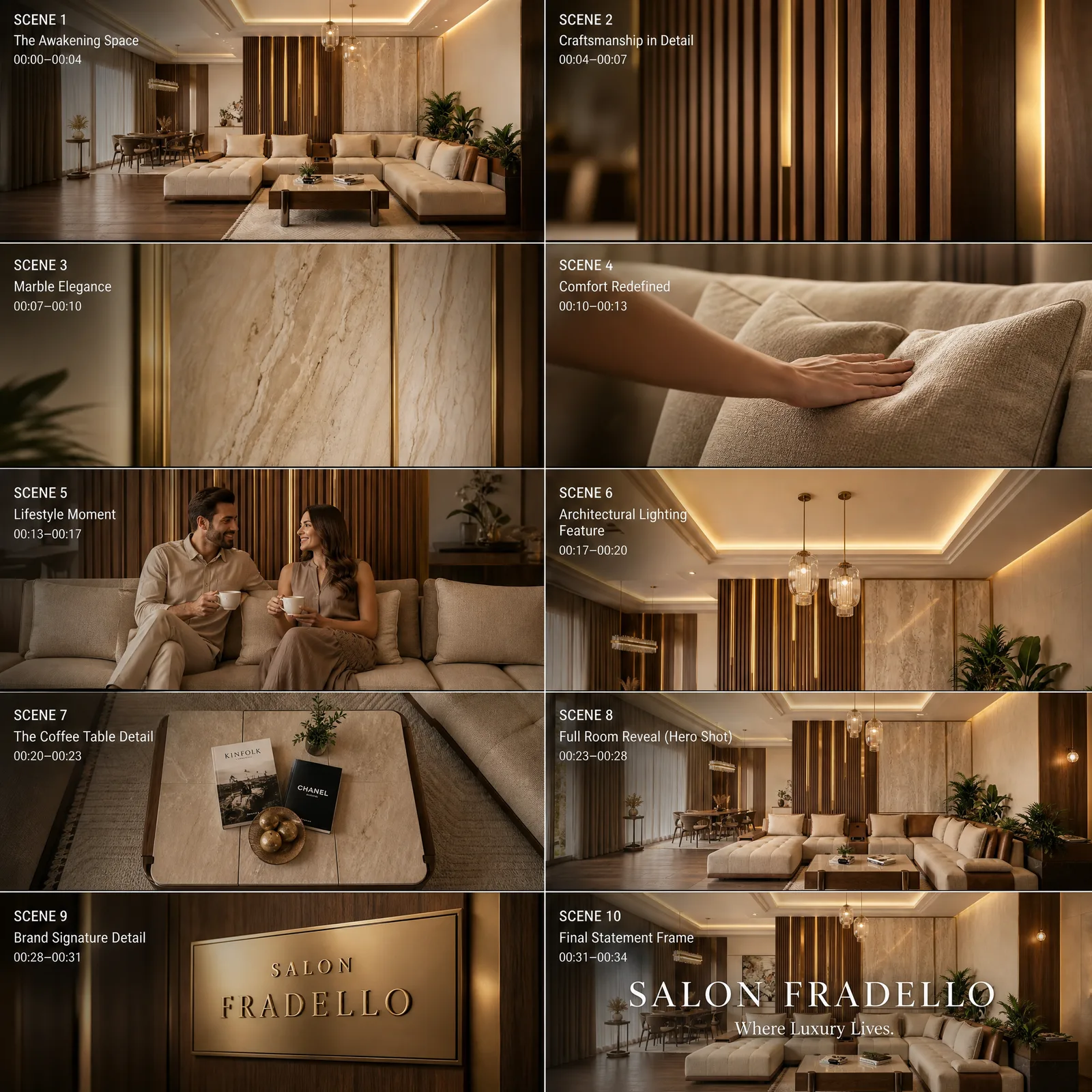 Premium Commercial StoryboardSalon Fradello – “Where Luxu...