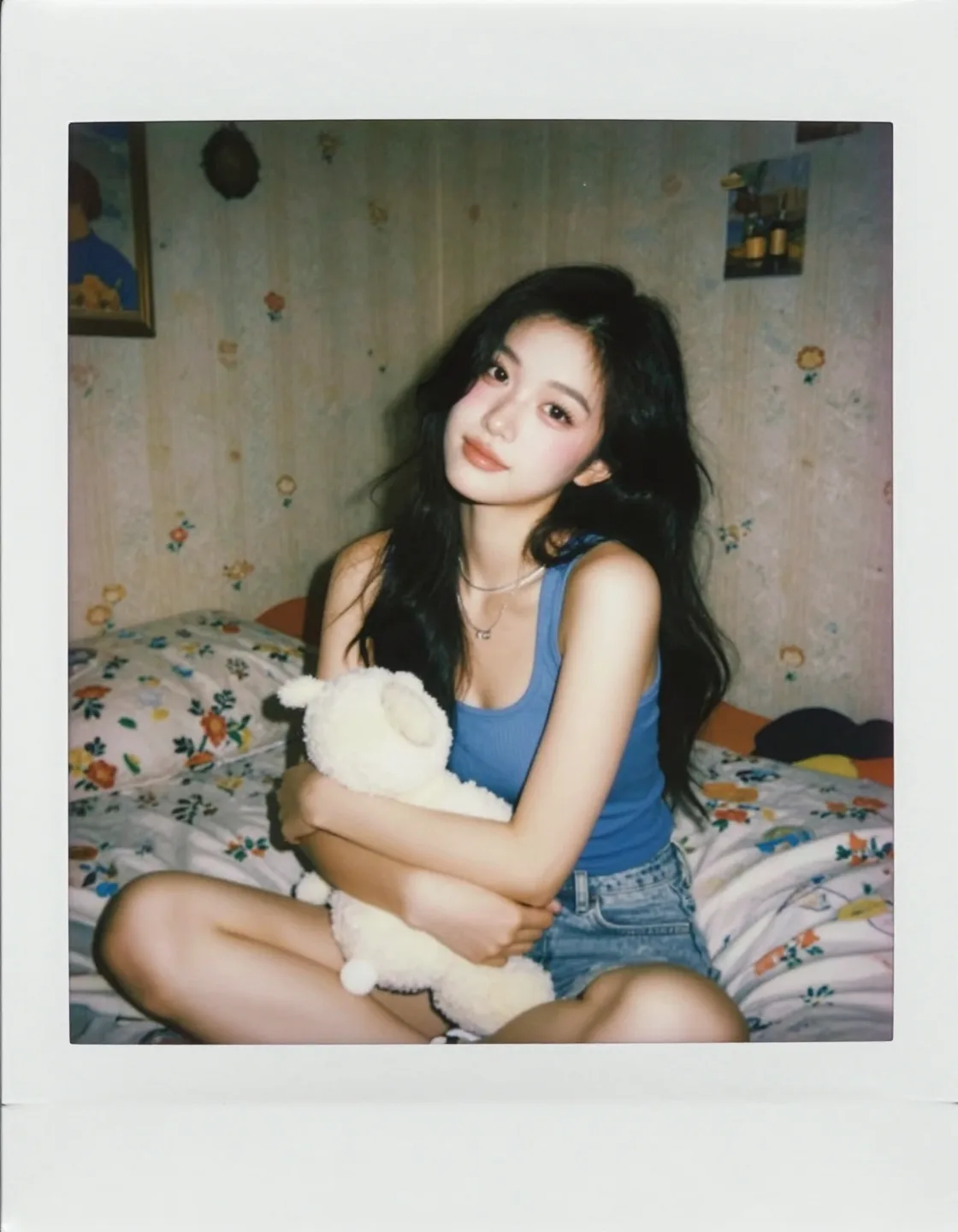 Shot with an authentic Instax Mini photo but with NO visi...