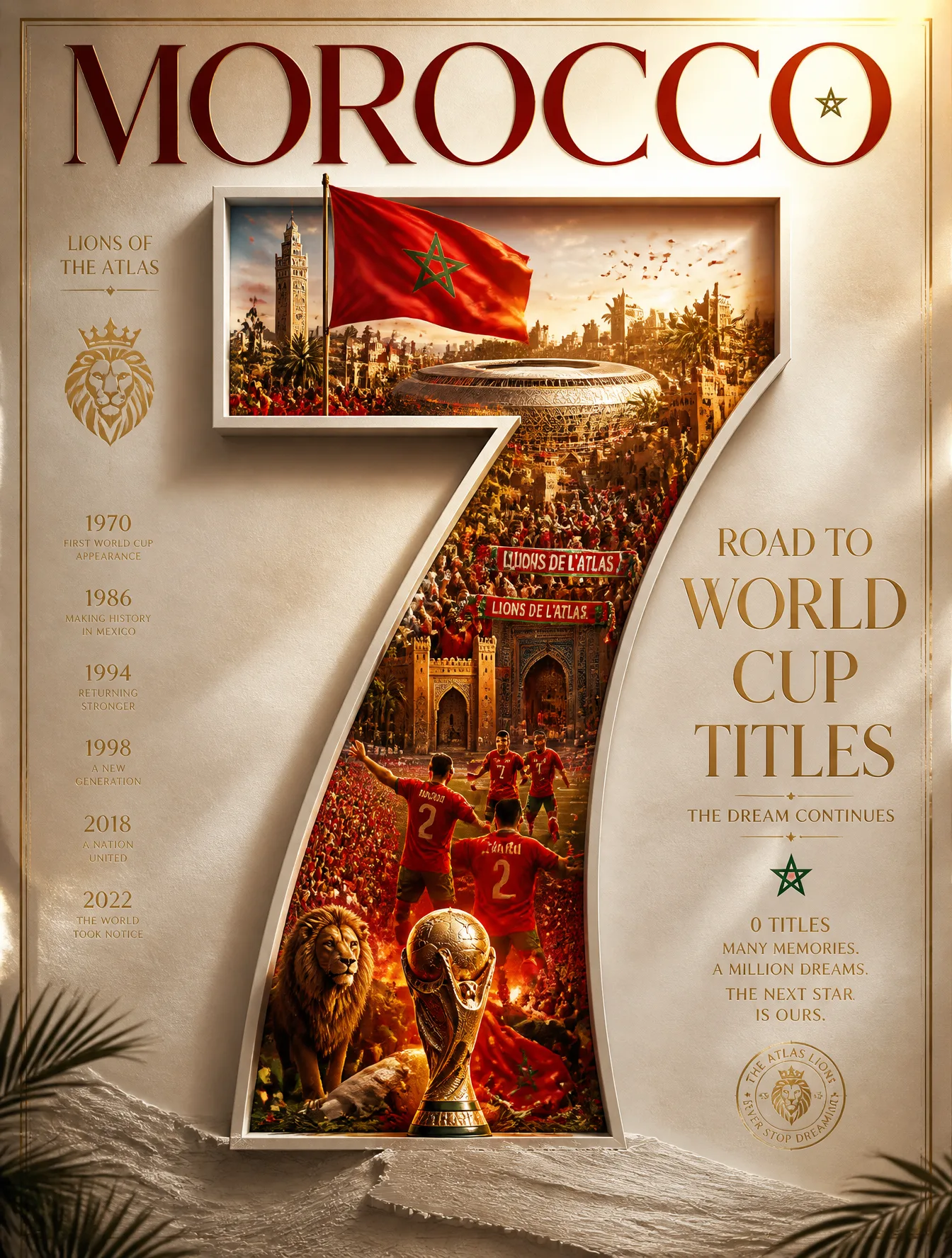 [MOROCCO]WORLD CUP TITLES:[Lions of the Atlas]━━━━━━━━━━━...