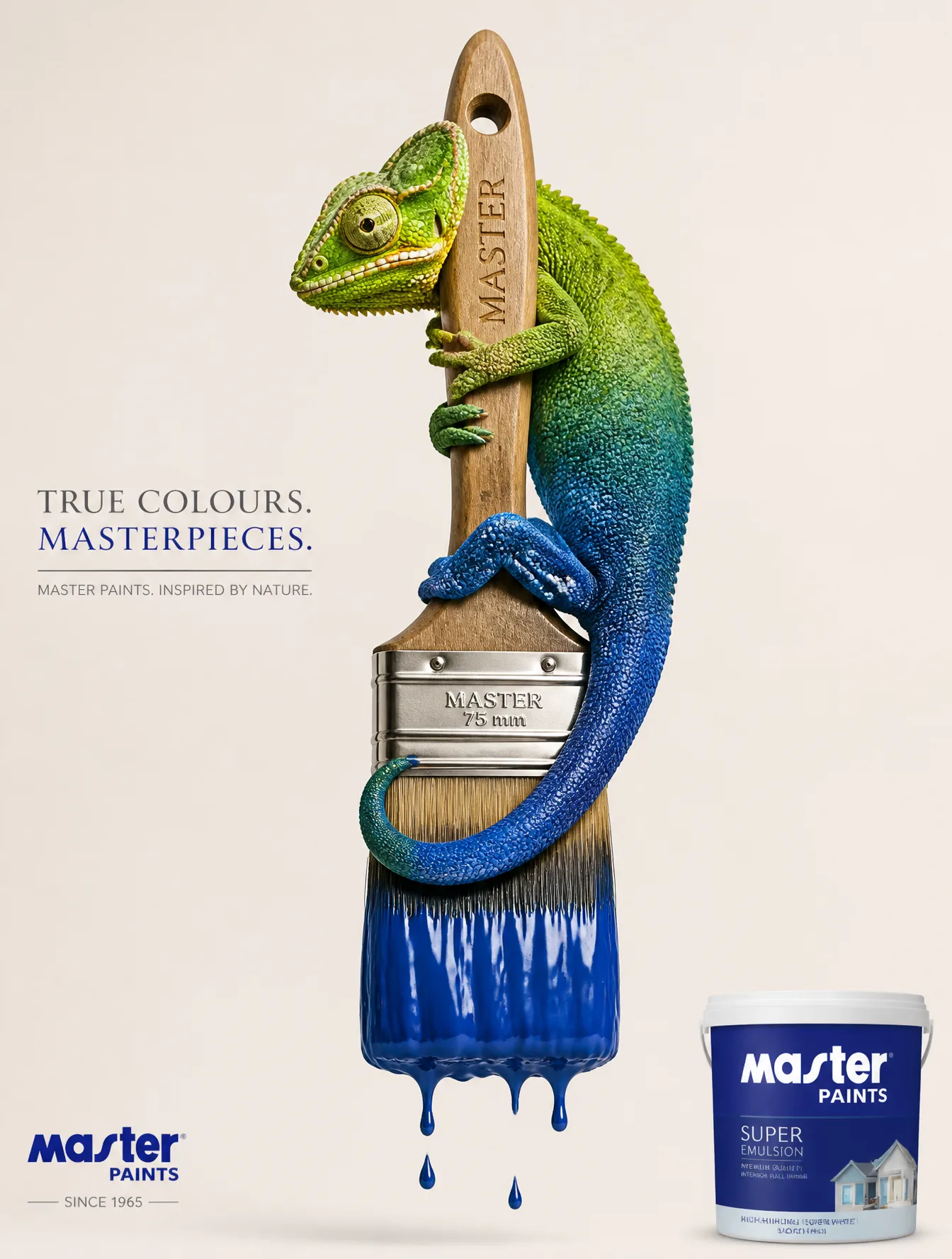 Create an ultra-premium editorial advertising poster for ...