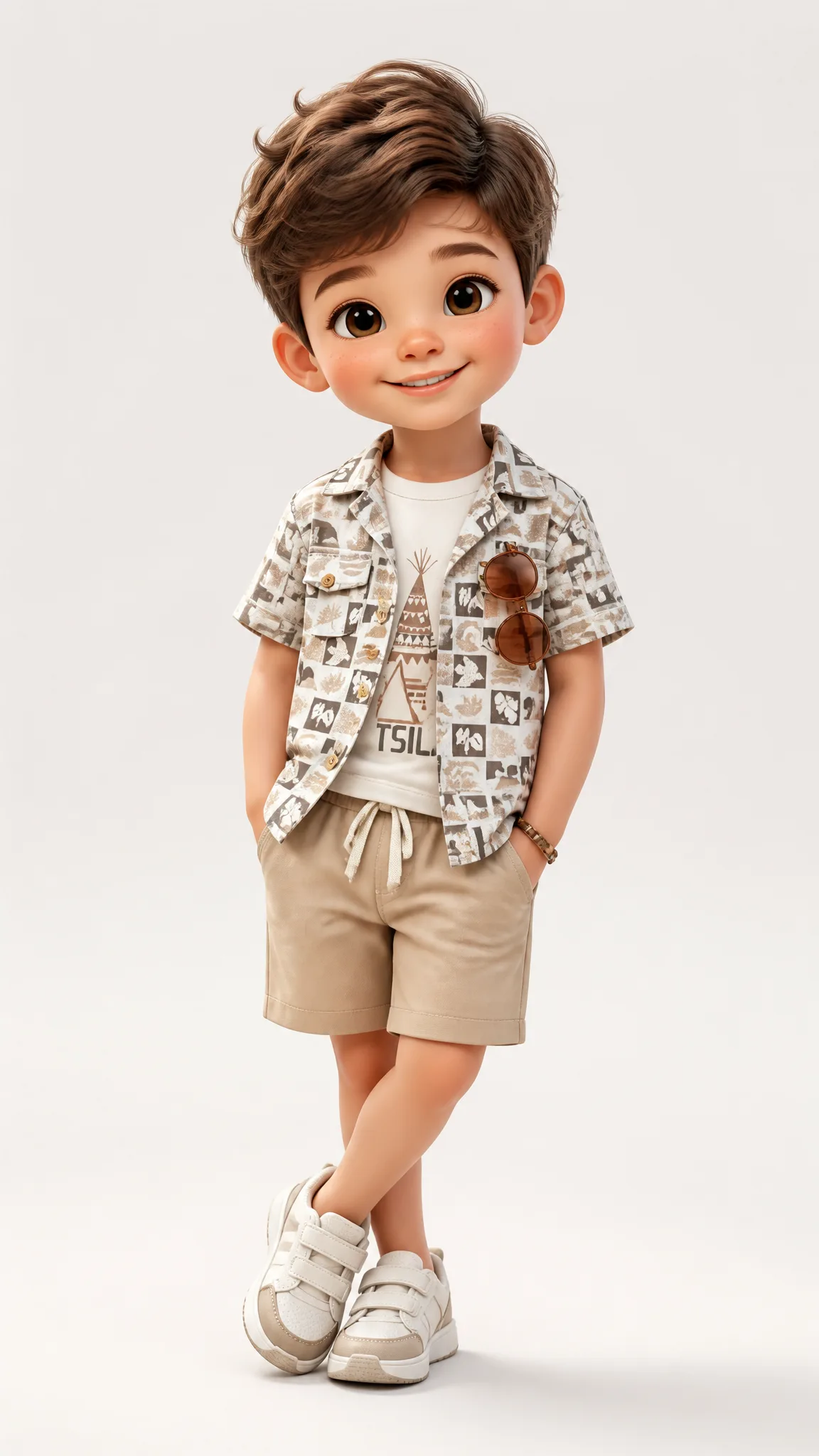 A high-quality 3D stylized character figurine in a "Toon"...
