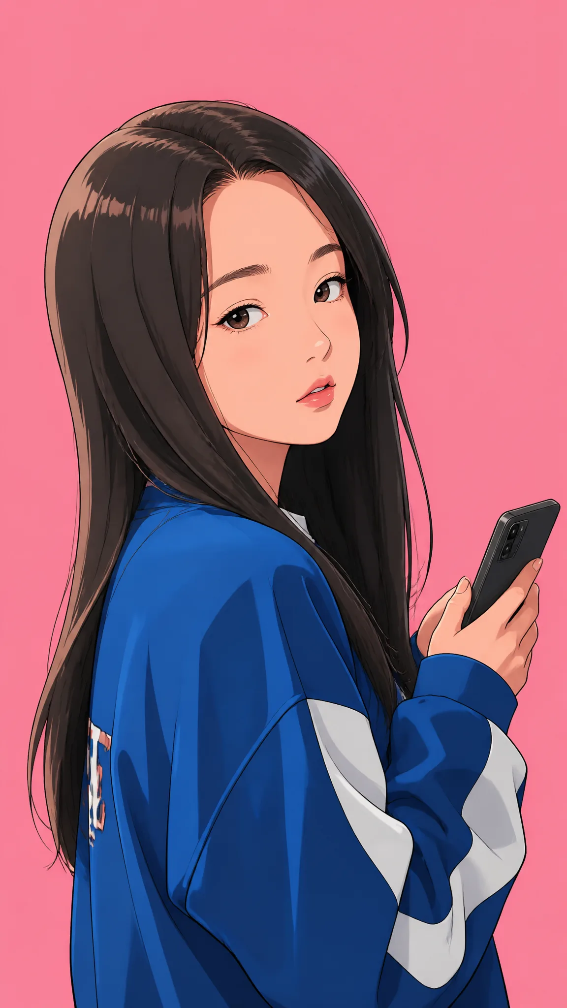 A stylized anime-inspired portrait features [image1], fla...