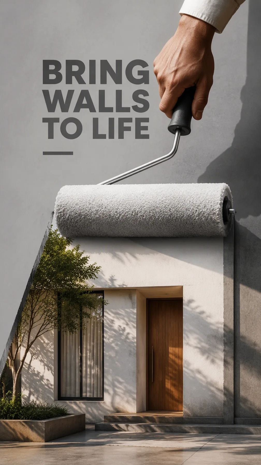 A premium 9:16 premium paint advertising poster.Main Subj...