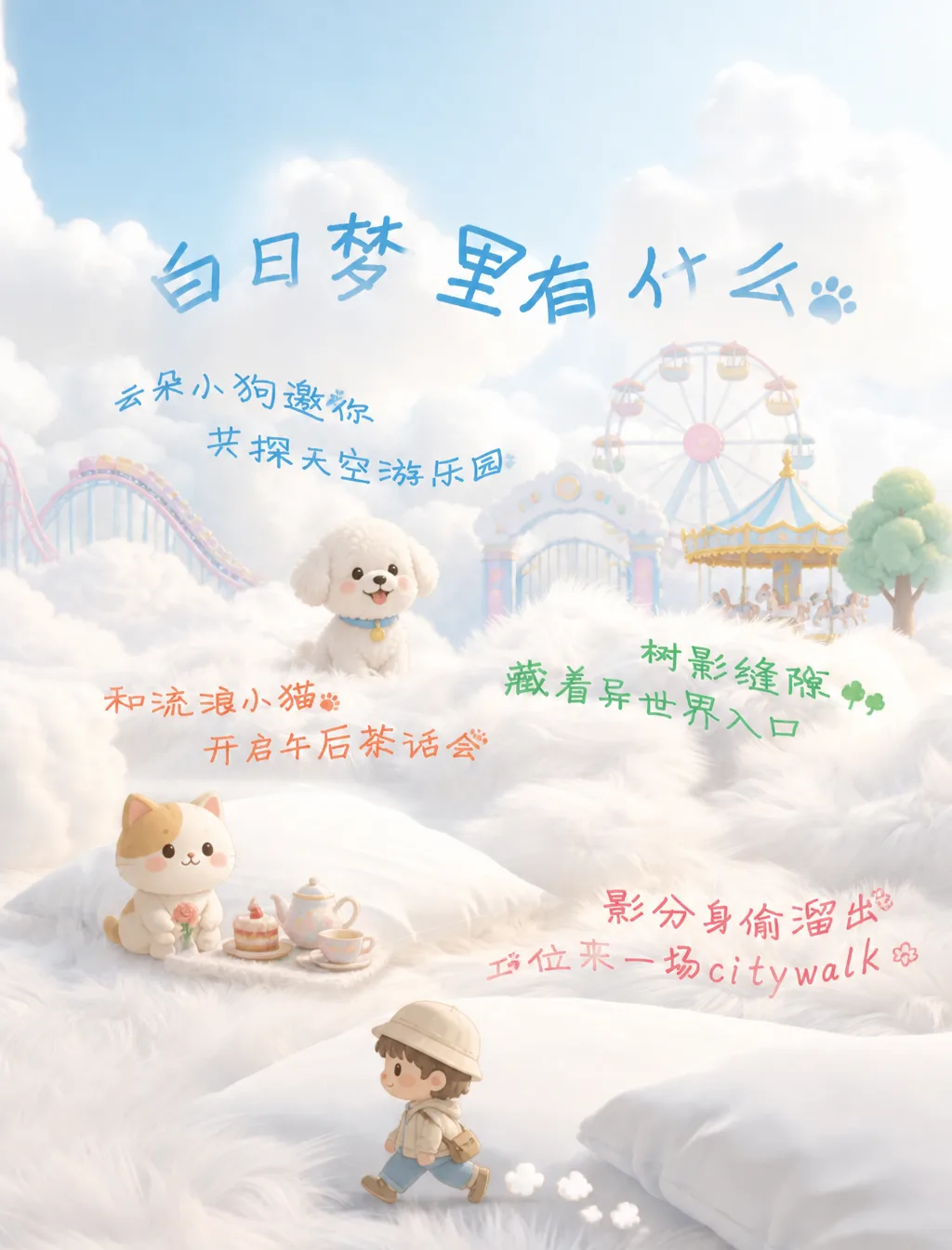 According to the picture and [image2] text content, add small cartoon…