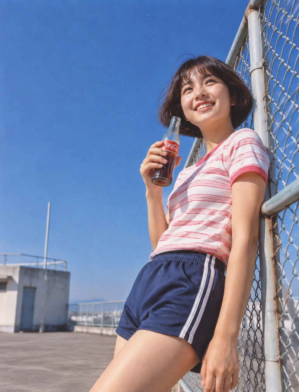 Японская школьница на плёнке Kodachrome