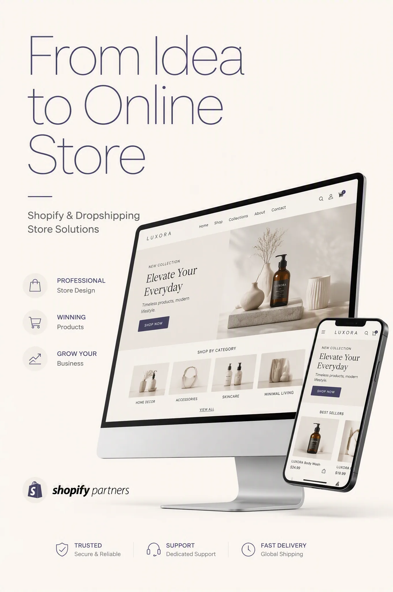Реклама магазина на Shopify
