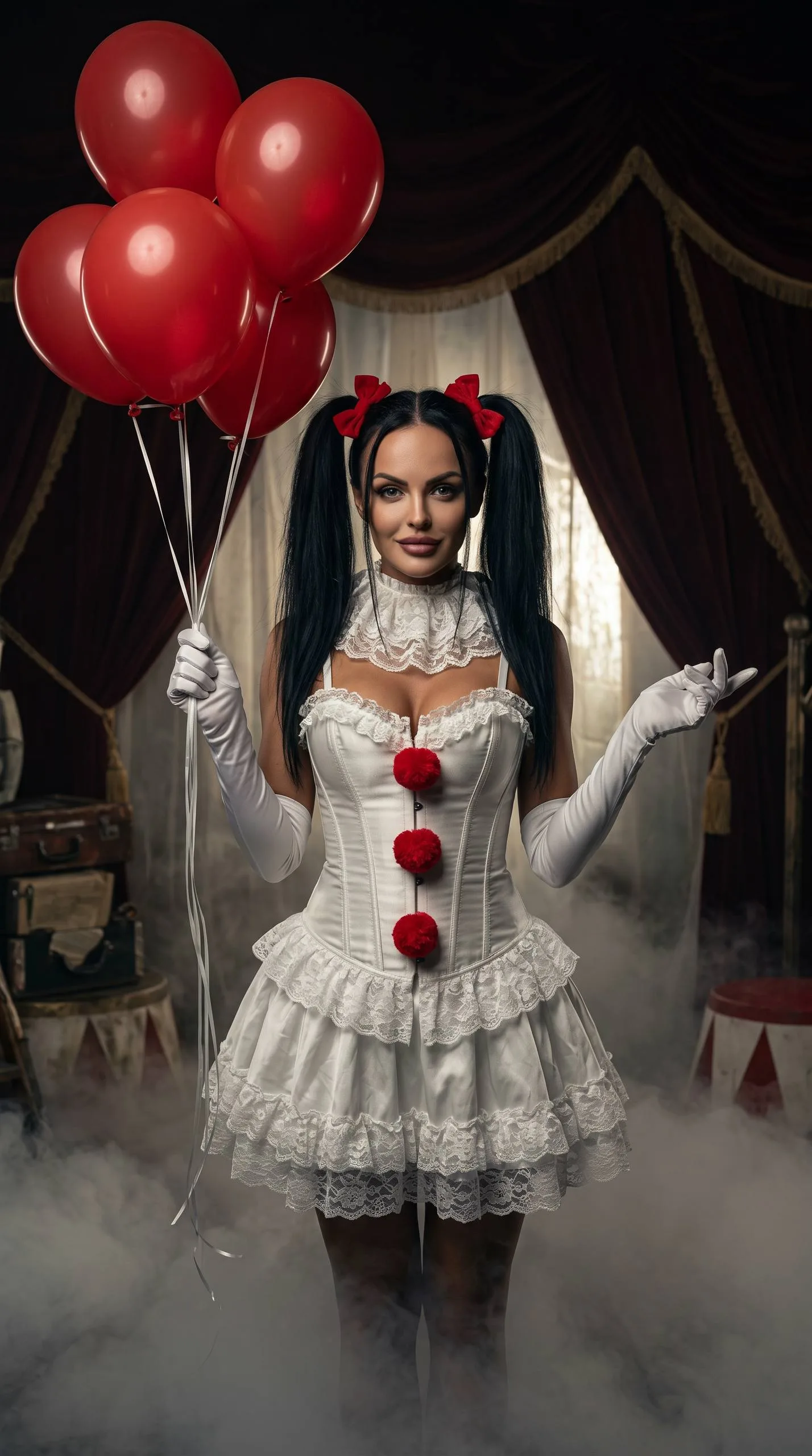 🤡 Клоунесса в мрачном цирке