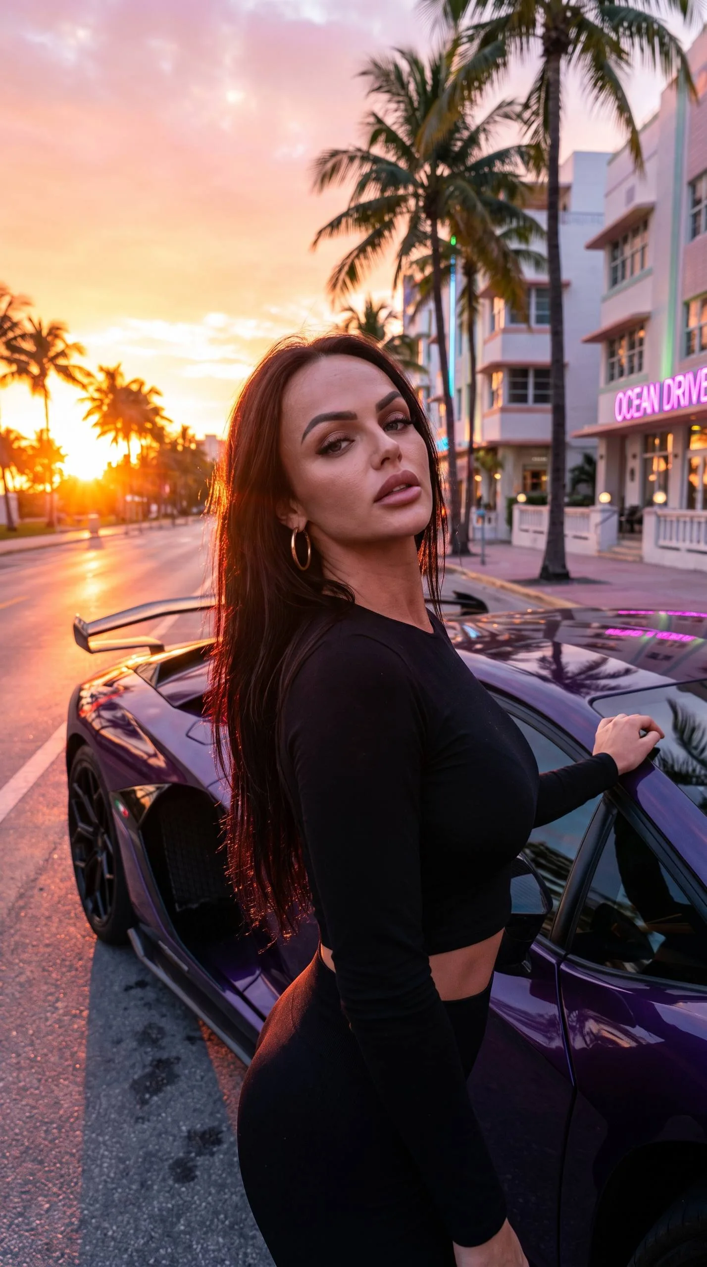 Трендовое фото в стиле GTA