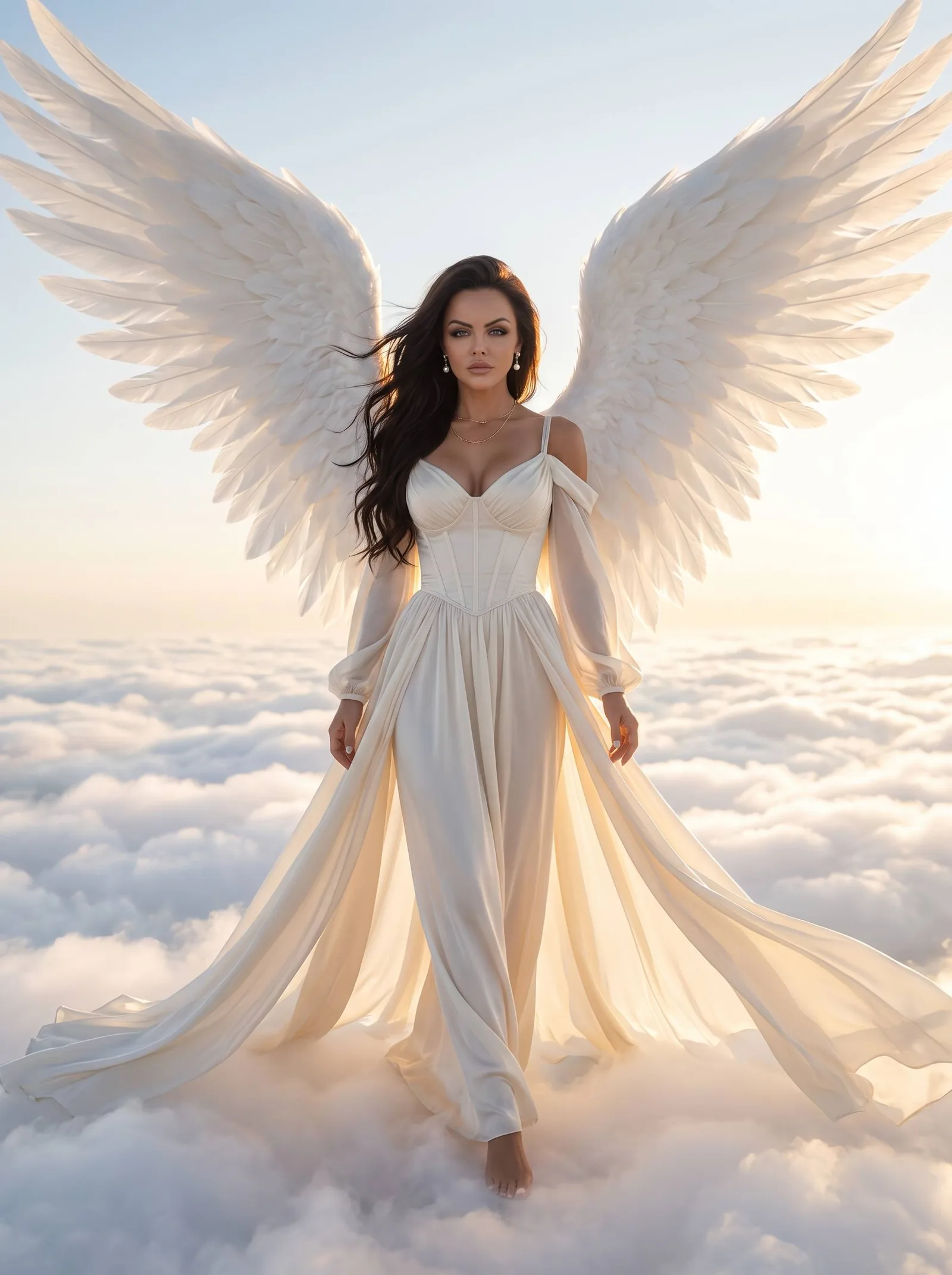 🕊 Ангел в облаках