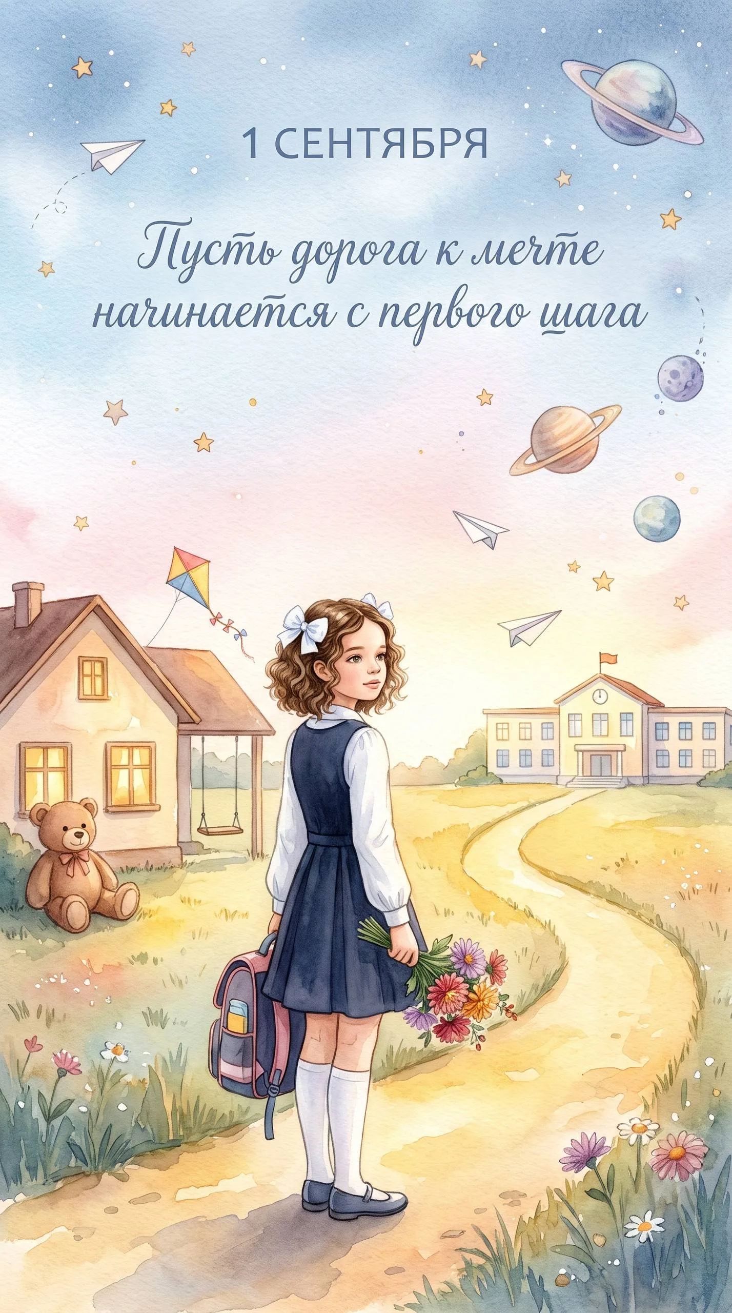 🌟 Открытка «Дорога к мечте»