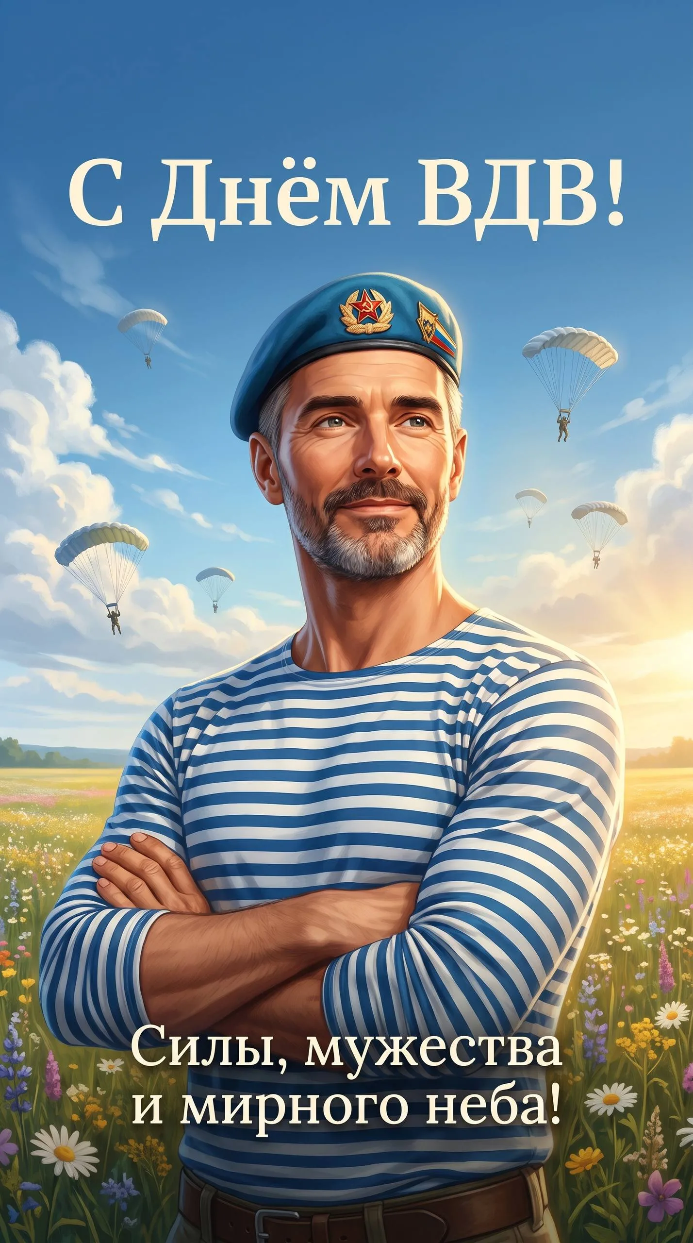 💙 Гордый десантник