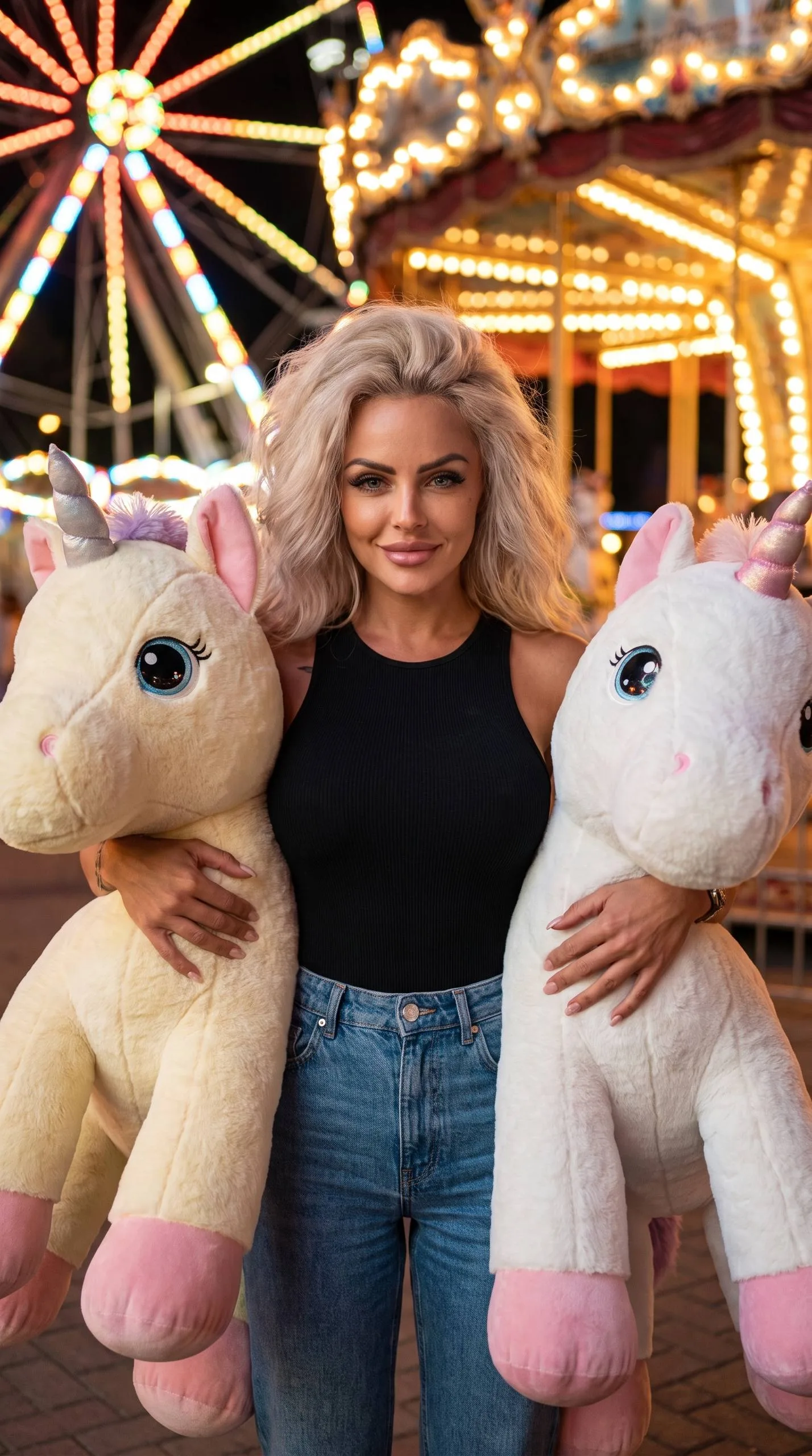🦄 Плюшевые единороги в парке
