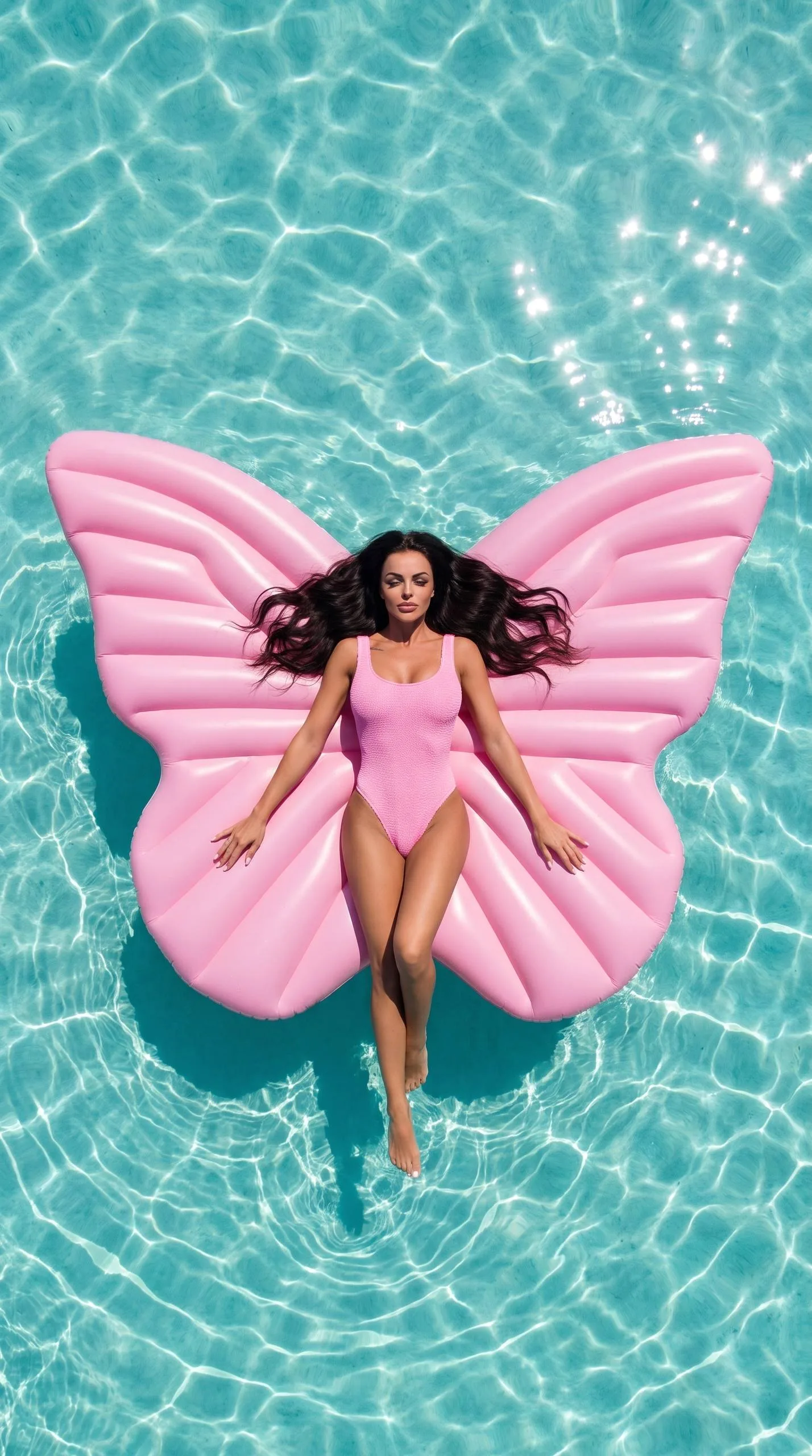 🦋 Съёмка сверху на воде