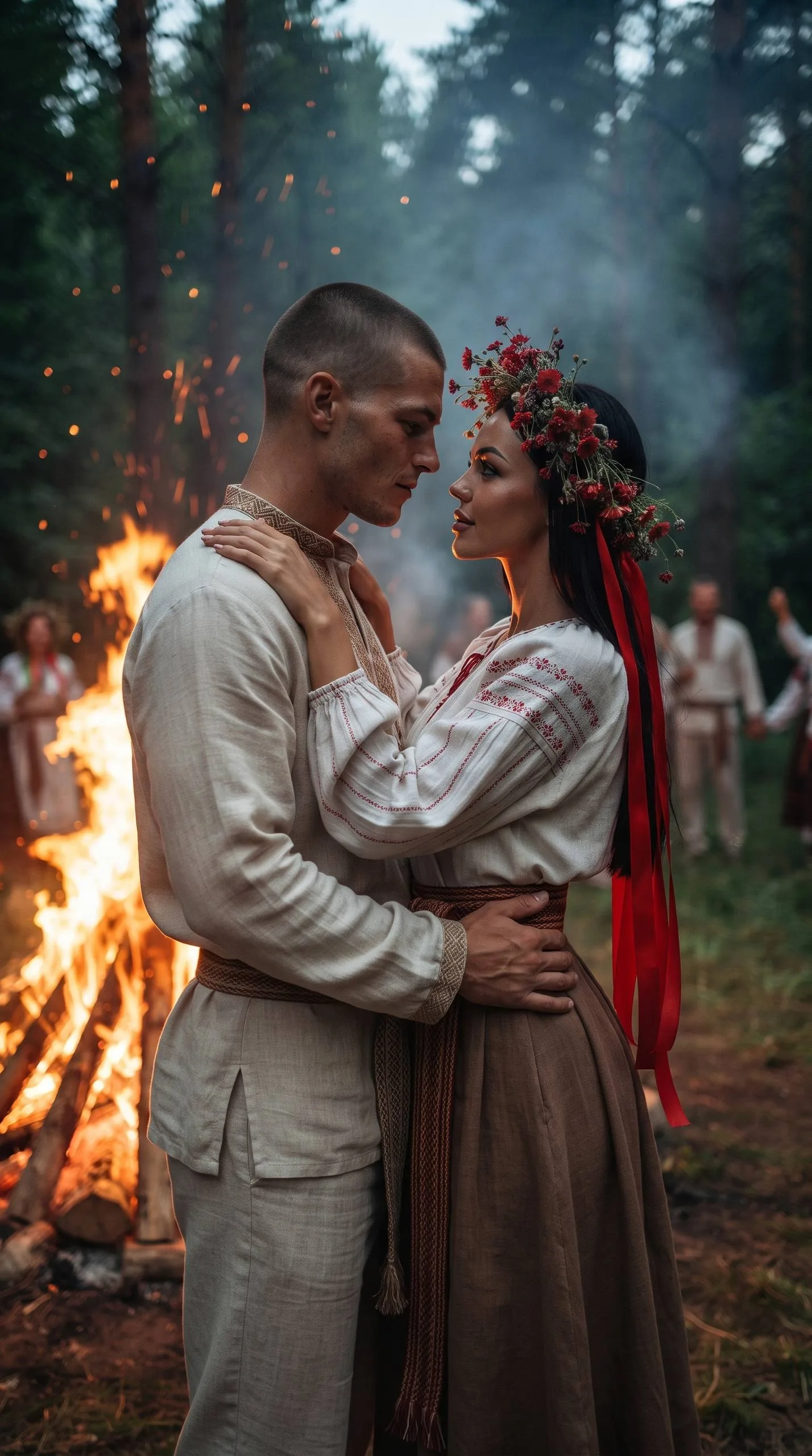 Ночь на Ивана Купалу у костра