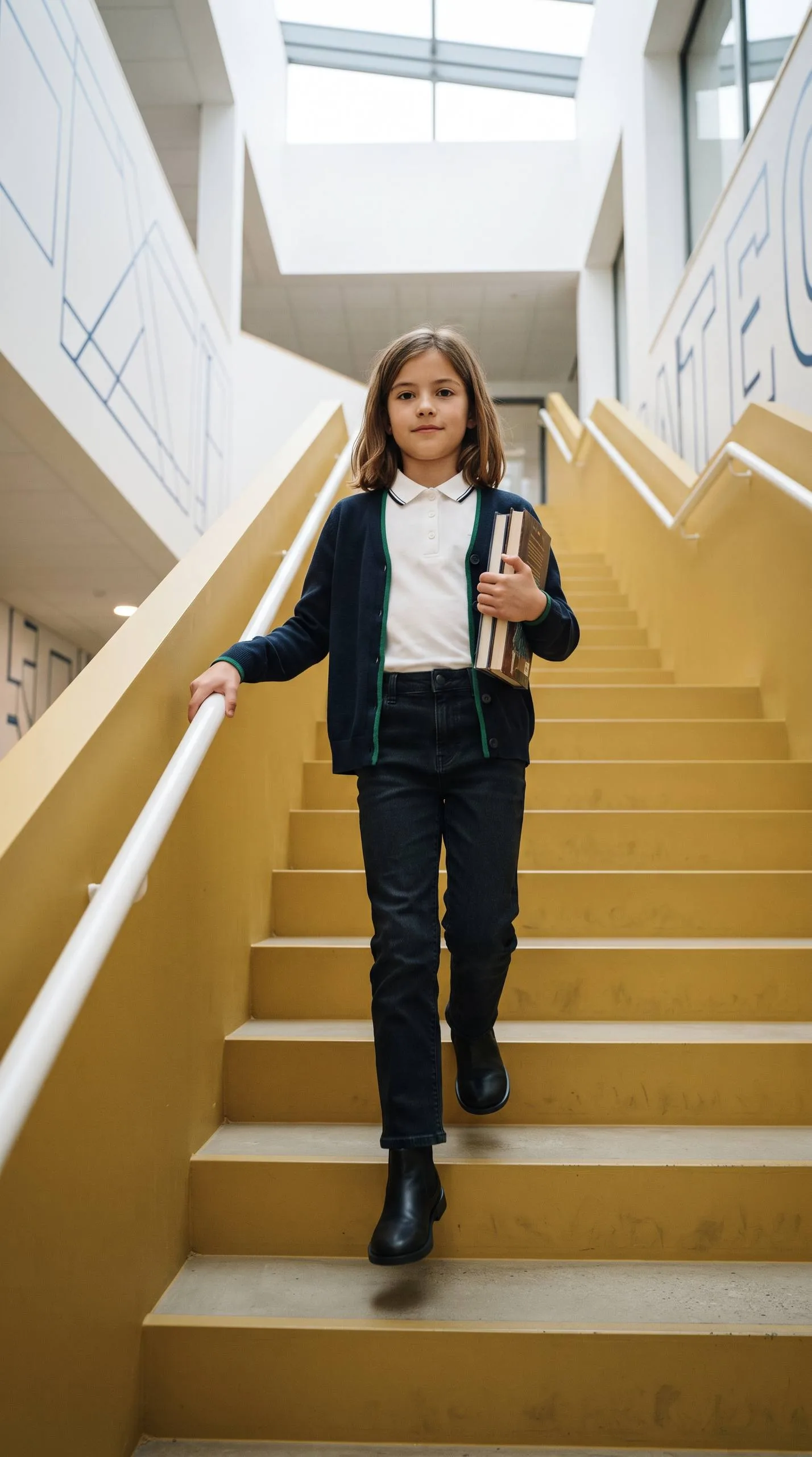🏫 Стиль на школьной лестнице