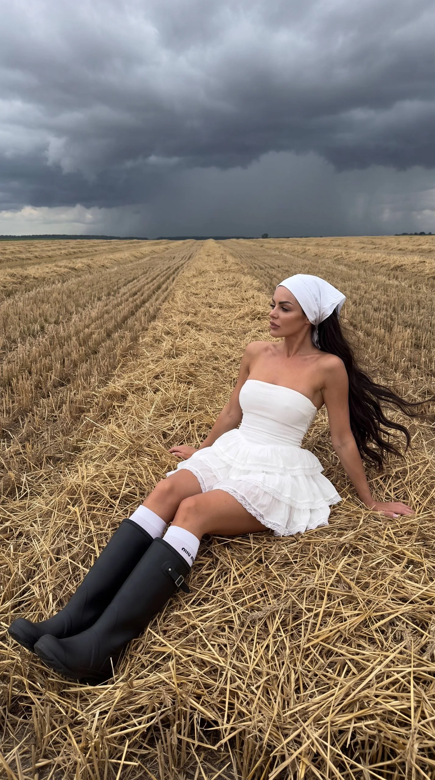 🌾 Гроза над скошенным полем