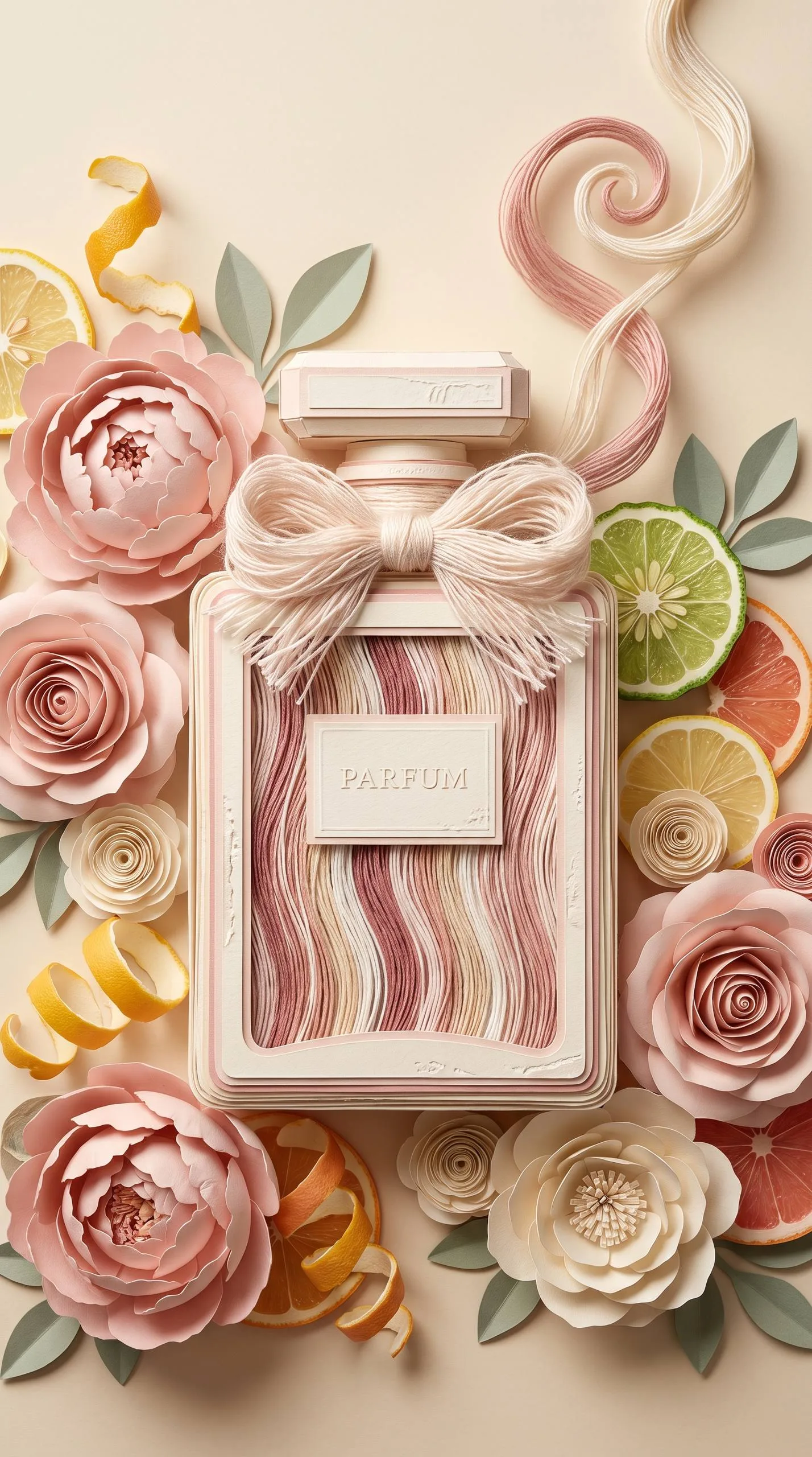 🎀 Флакон духов из бумаги