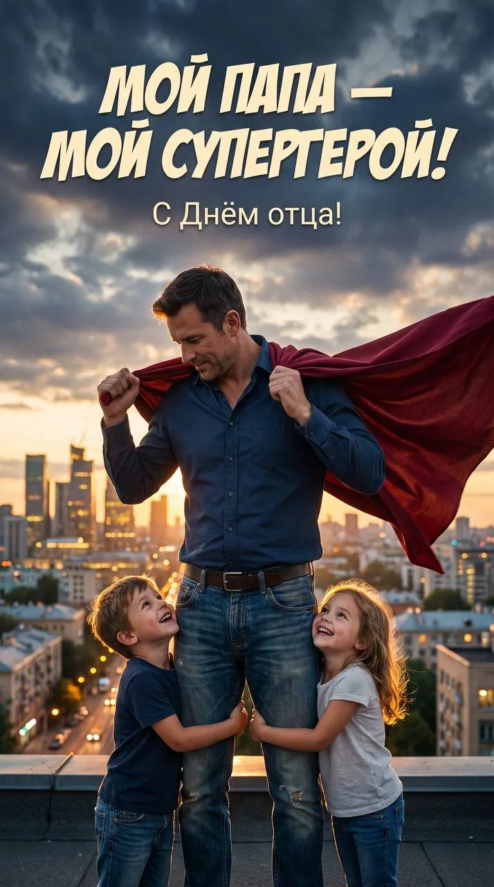 🦸 Папа-супергерой