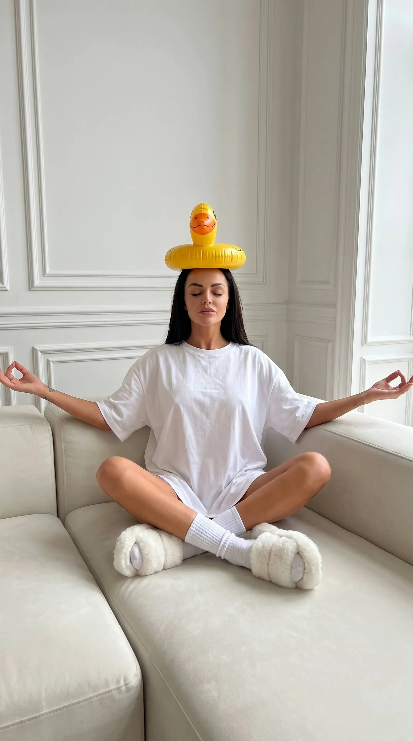 🦆 Медитация с уточкой на голове