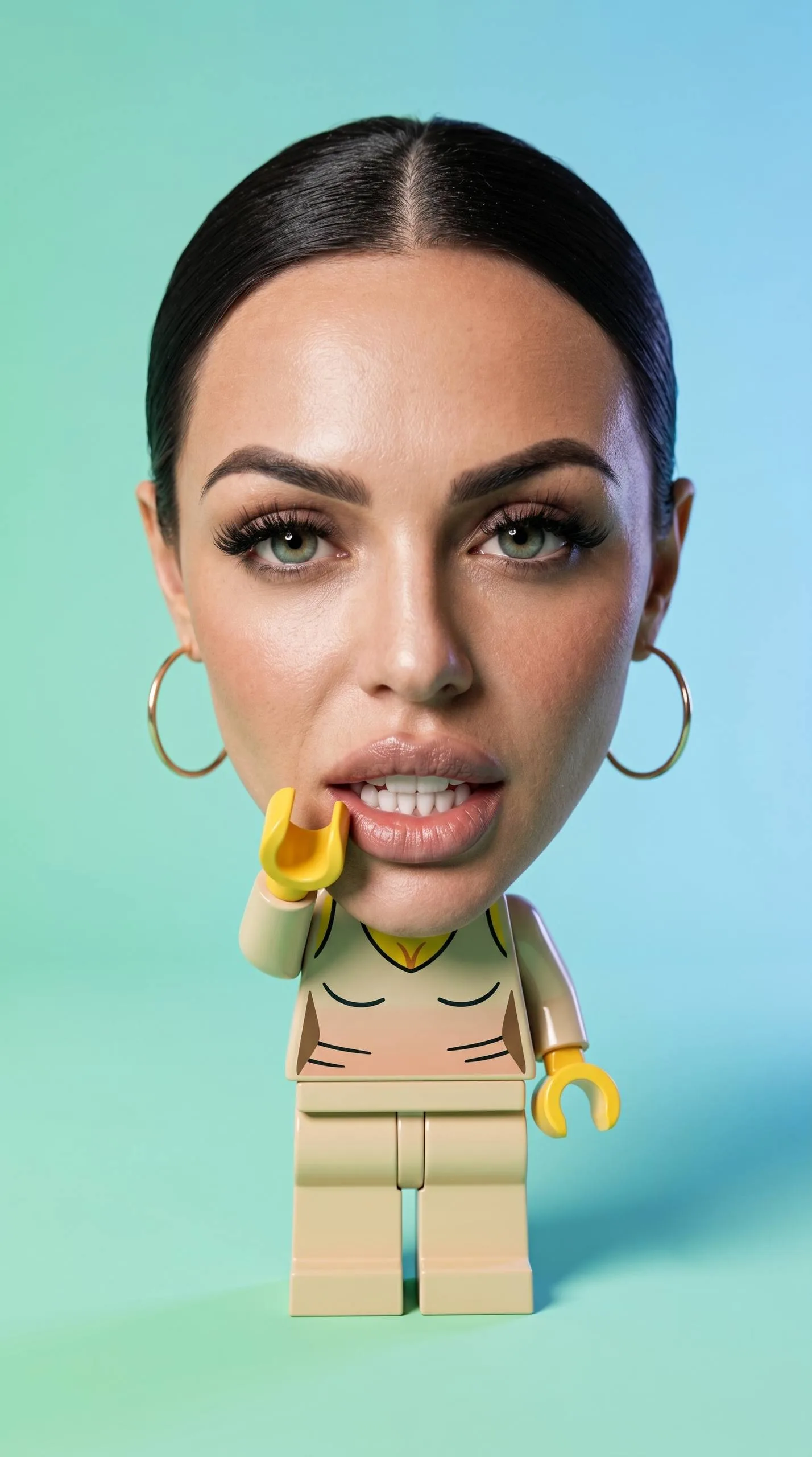 Девушка LEGO minifigure