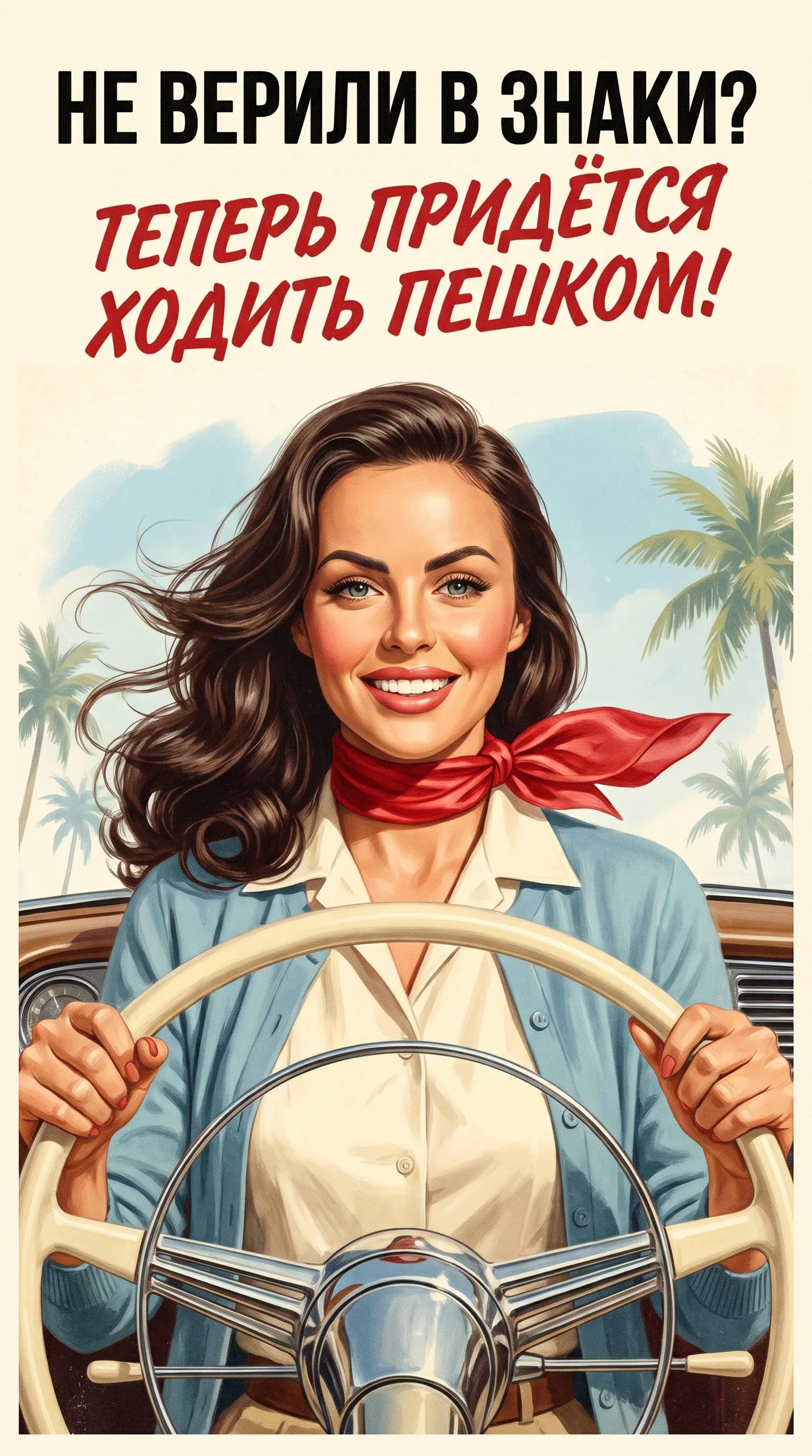 🚗 Реклама из пятидесятых