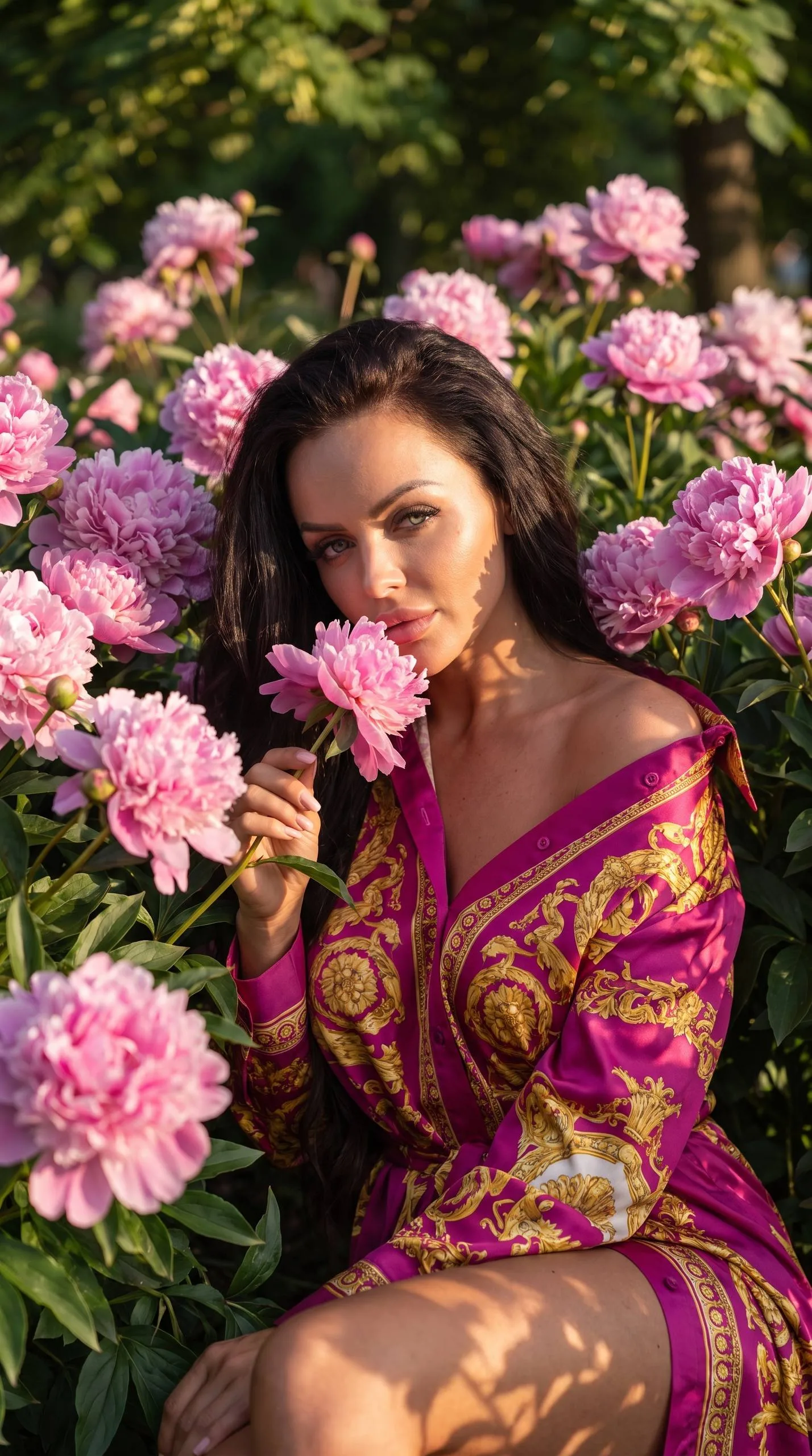 🌸 В саду розовых пионов