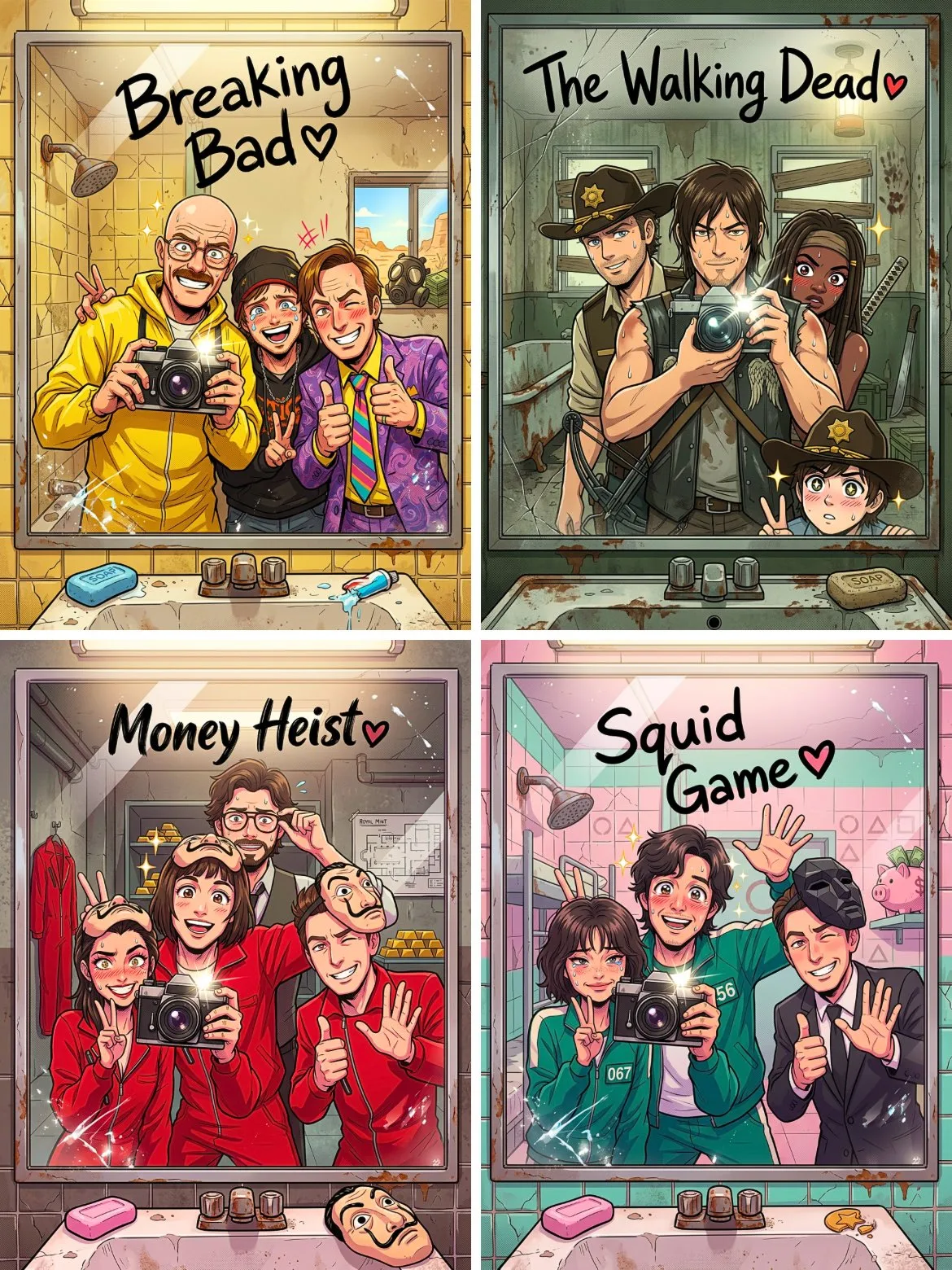 “High-quality anime-style illustrated render, vertical 3:4 …